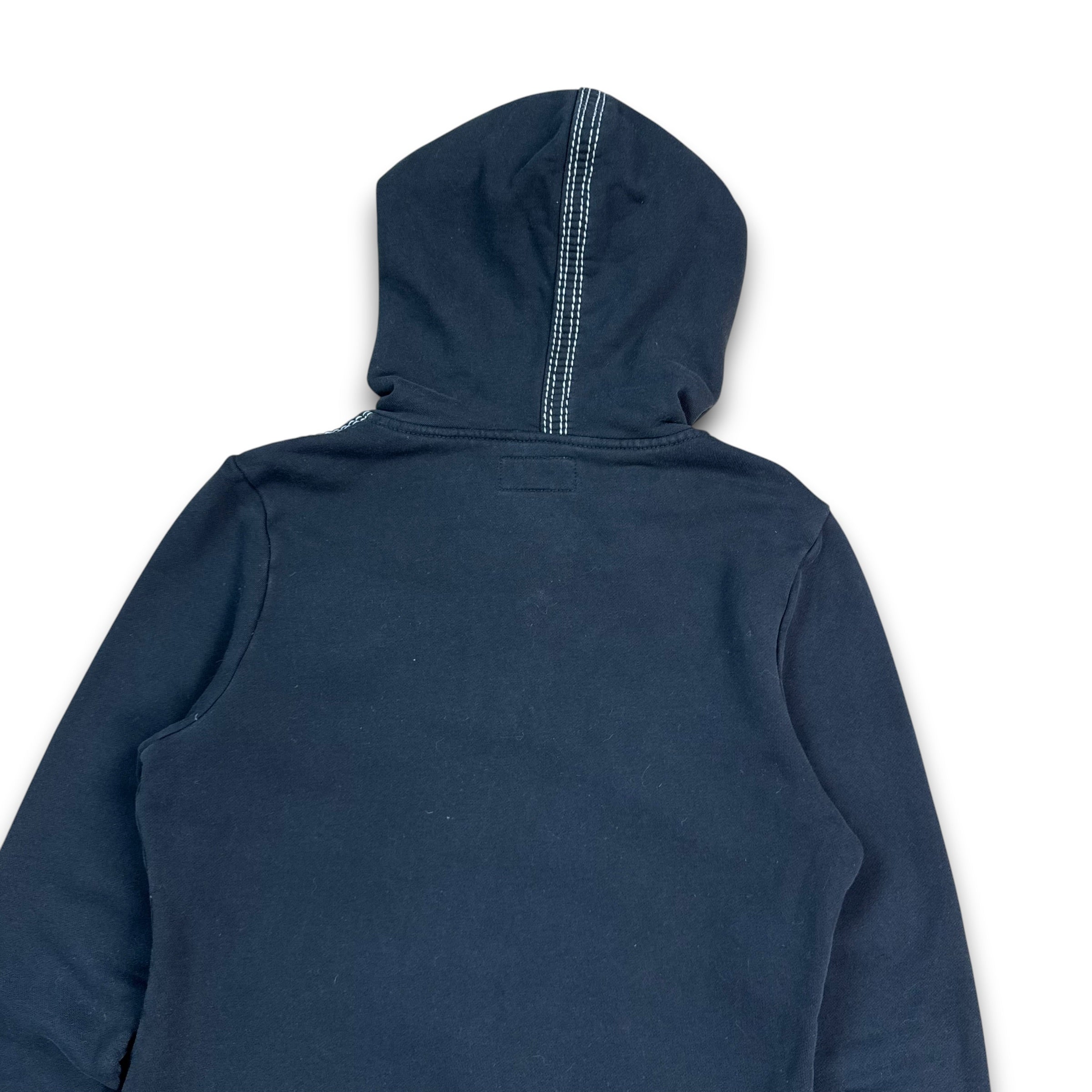 True religion 2000's double stitch zip up fitted hoodie (S)
