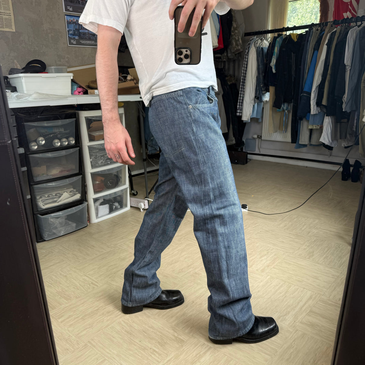 Diesel 1990's relaxed denim straight leg jeans (S)
