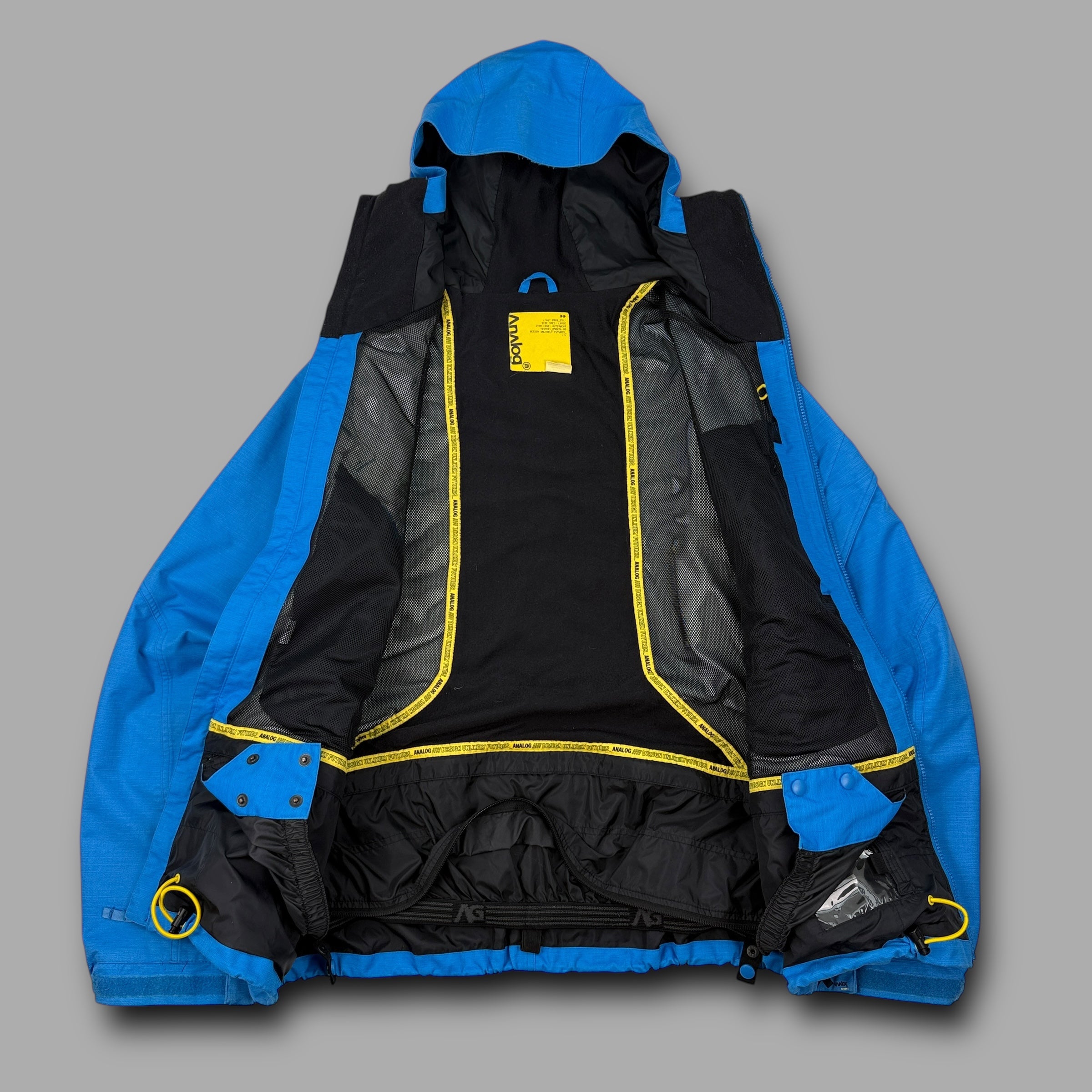 Burton analog 2000's technical multi-pocket panelled ski jacket (L)