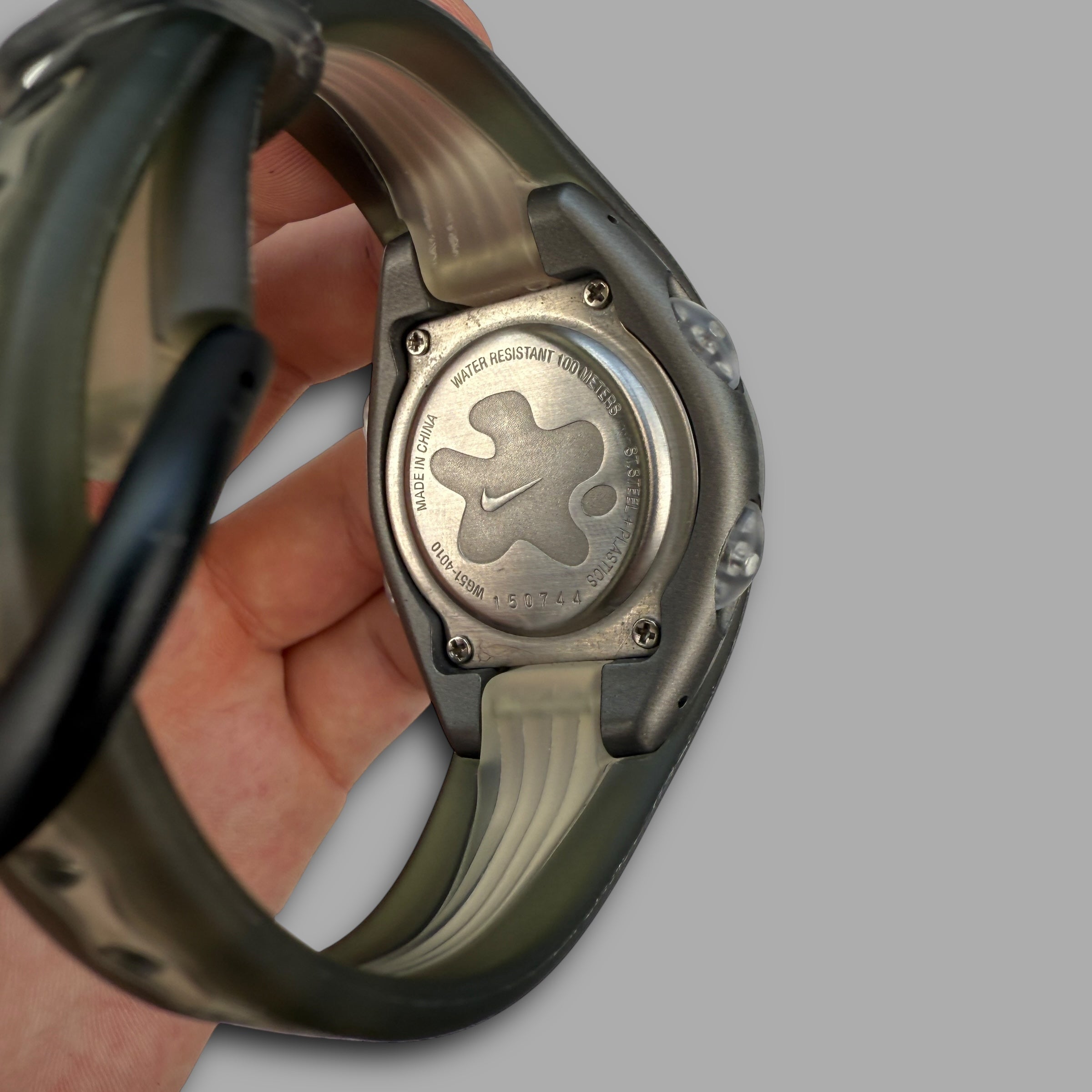 Nike tempest 2000's translucent strap watch (OS)