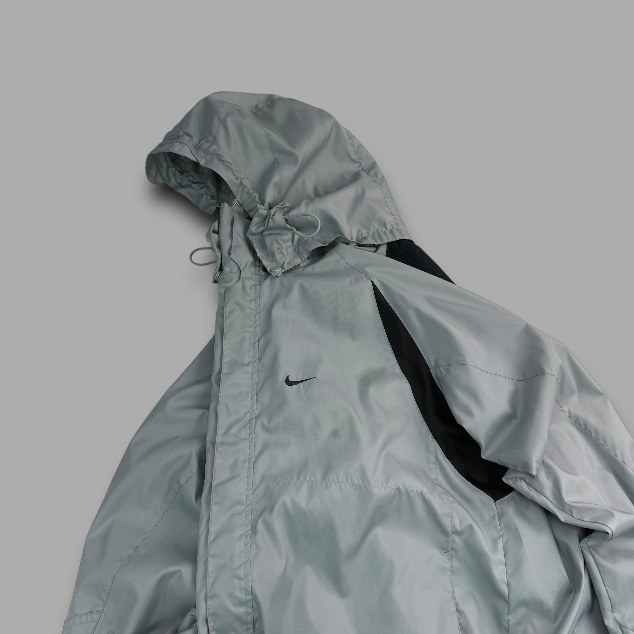 Nike shox 2000's technical hooded track jacket (M)