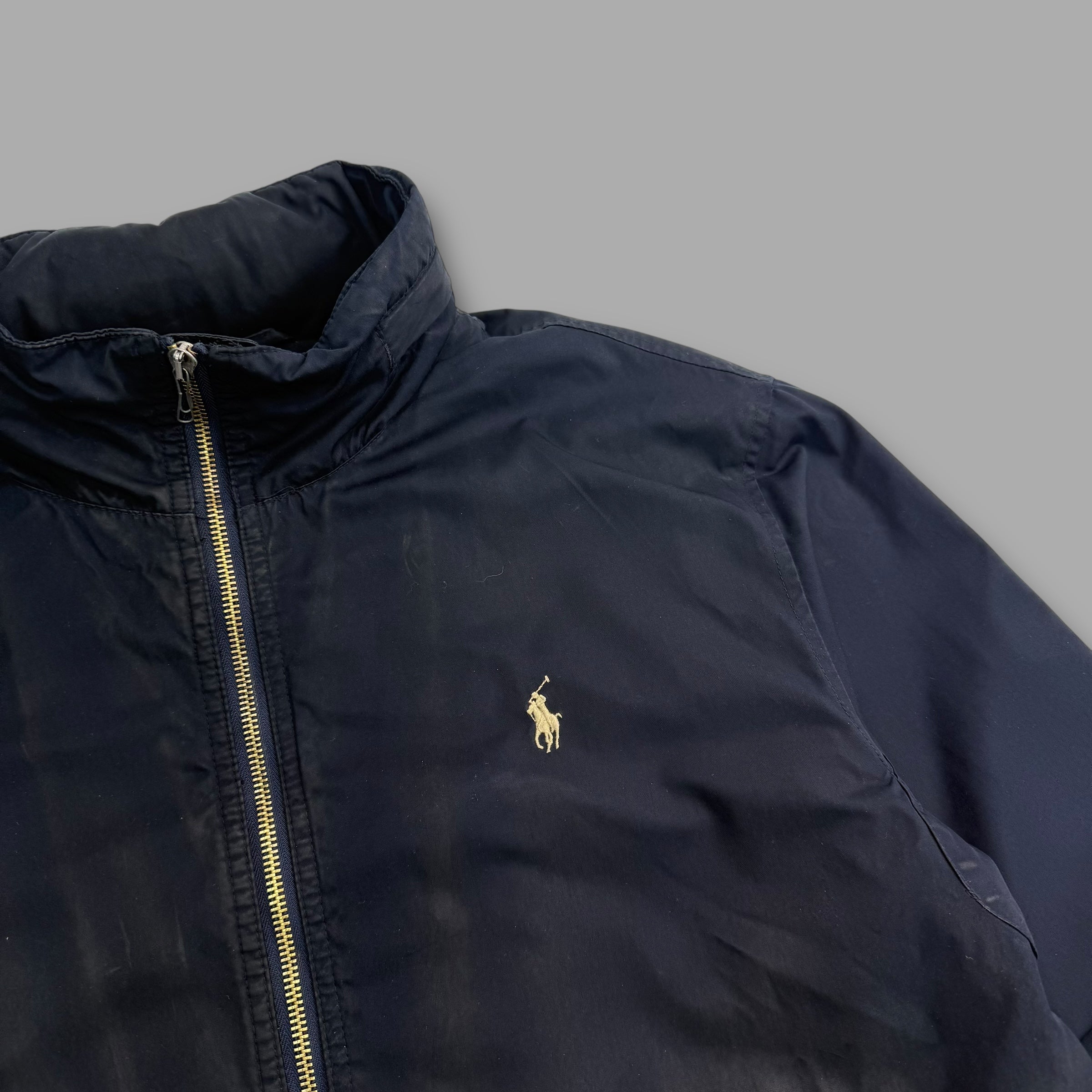 Ralph Lauren 2000's fleece lined coach jacket (L)