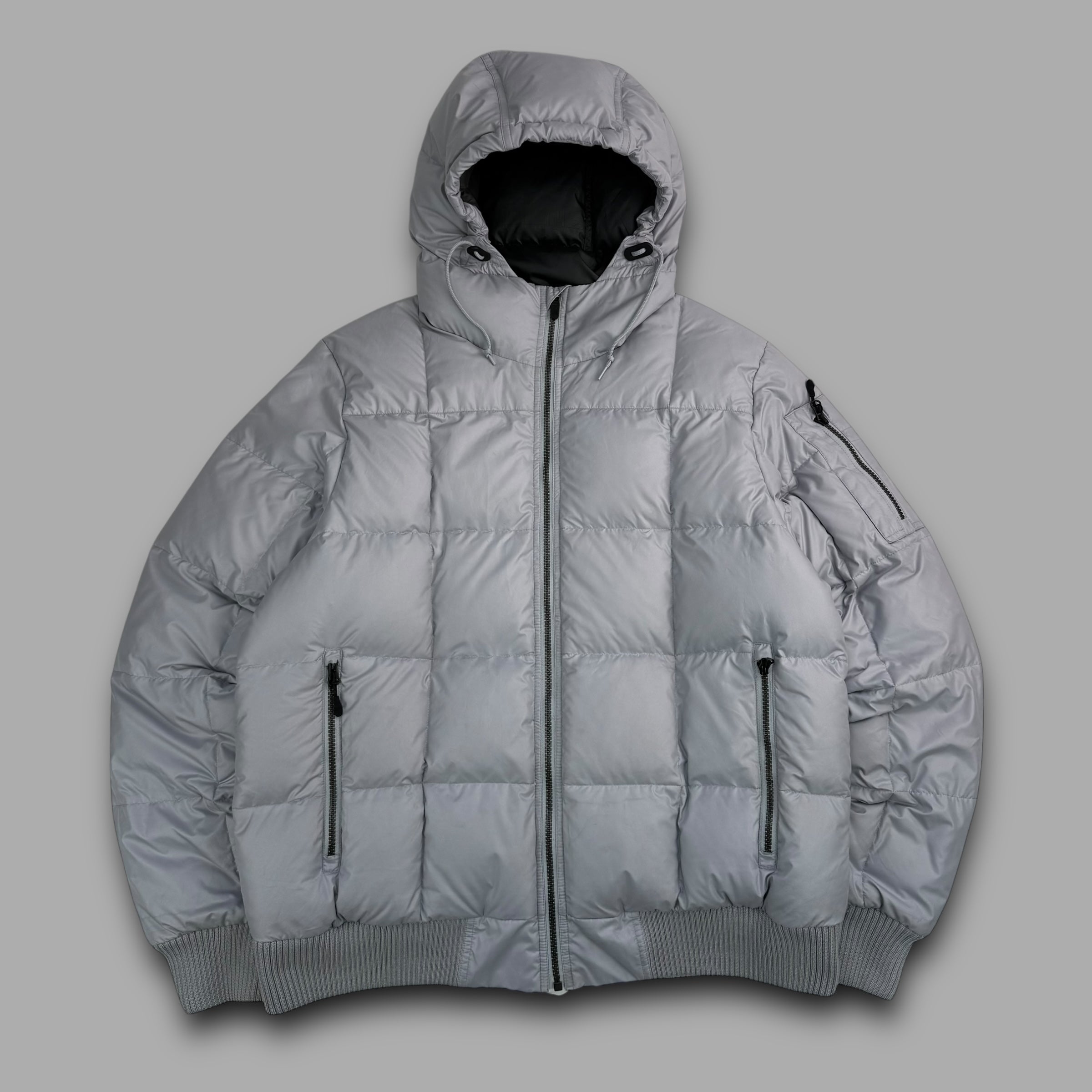 Nike 2000's square stitch 550 downfilled puffer jacket (M)