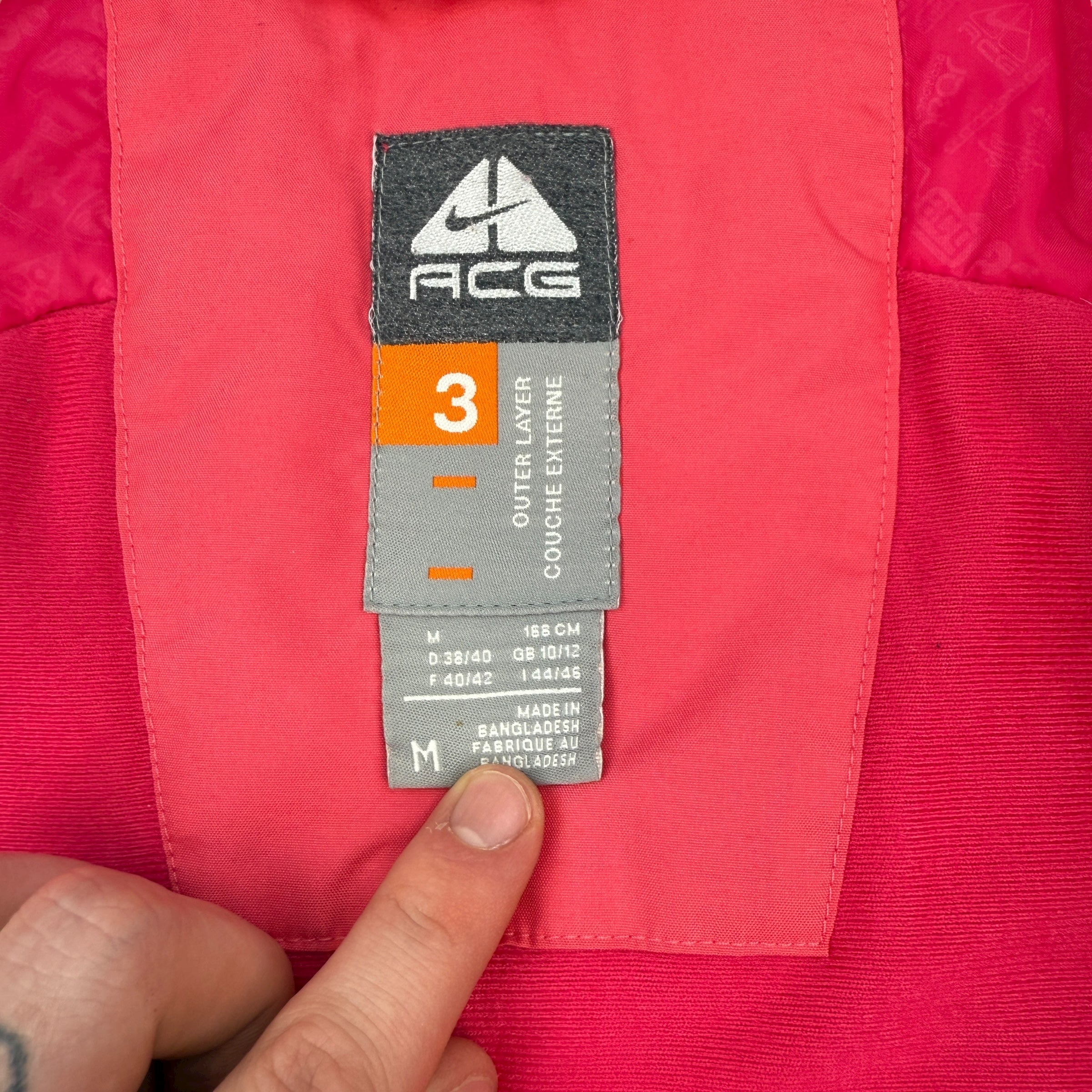 Nike ACG 2000's technical panelled softshell ski jacket (M) wms