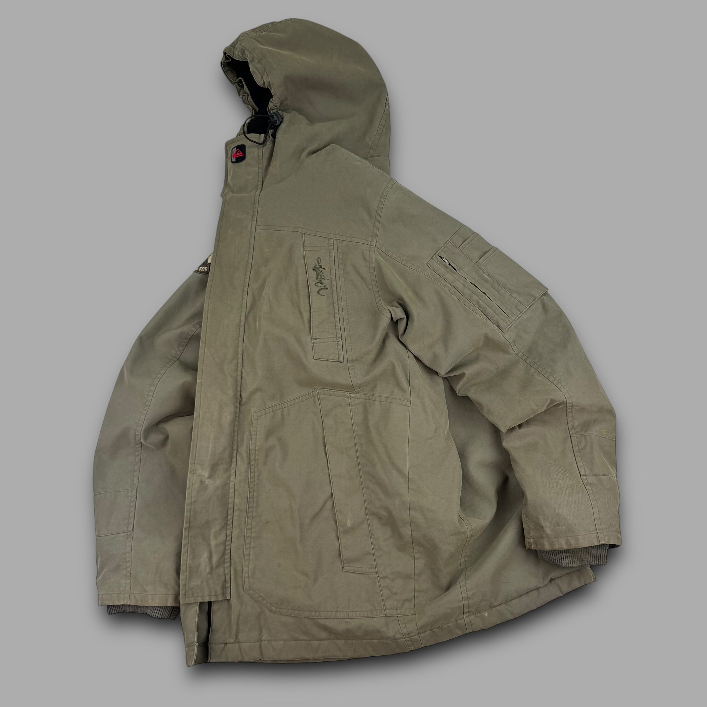 Quiksilver 2000's technical multi-pocket park jacket (S)