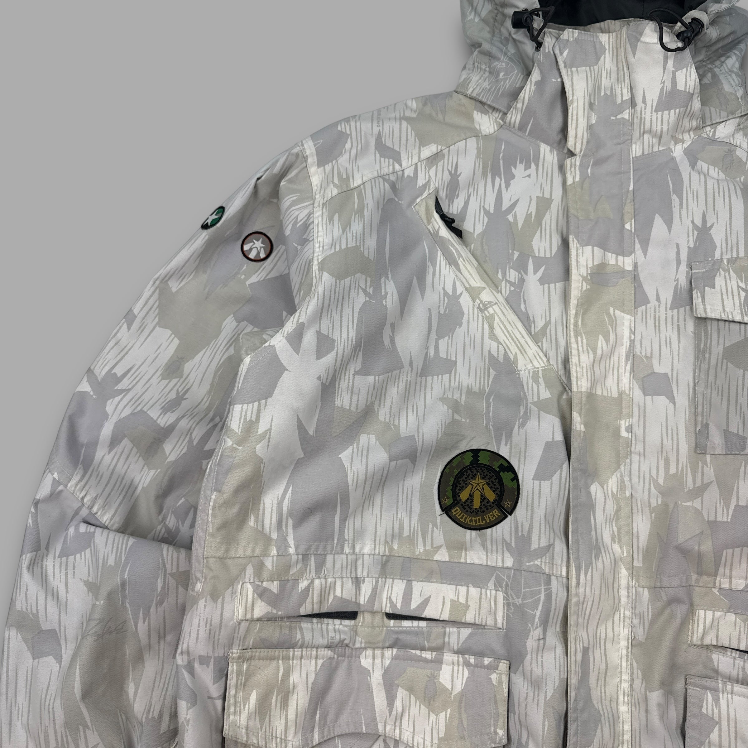 Quiksilver x futura 2007 FU splinter DMP ski jacket (M)
