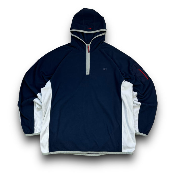 Nike 2000's hex logo pullover fleece hoodie (XXL)