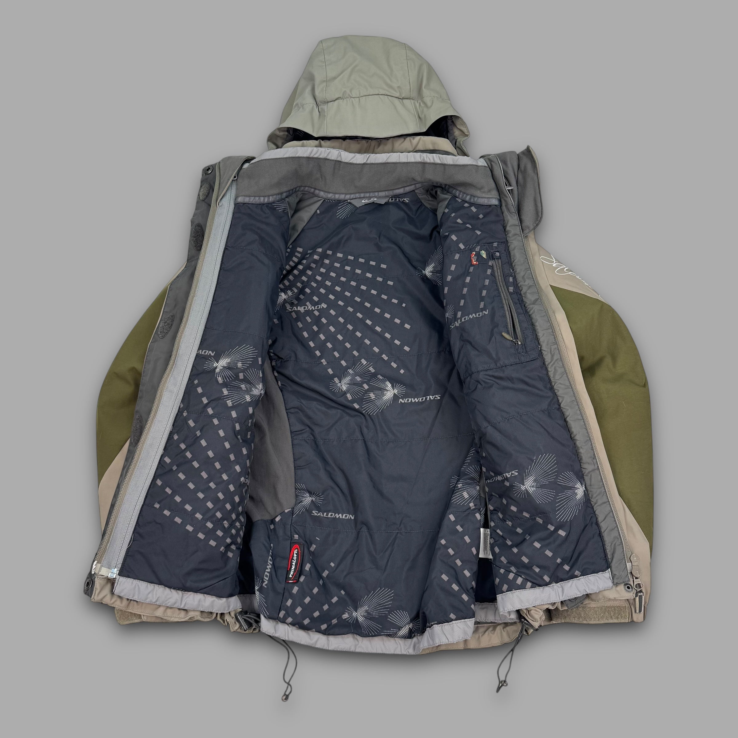 Salomon 2006 technical panelled clima pro softshell ski jacket (M) wms