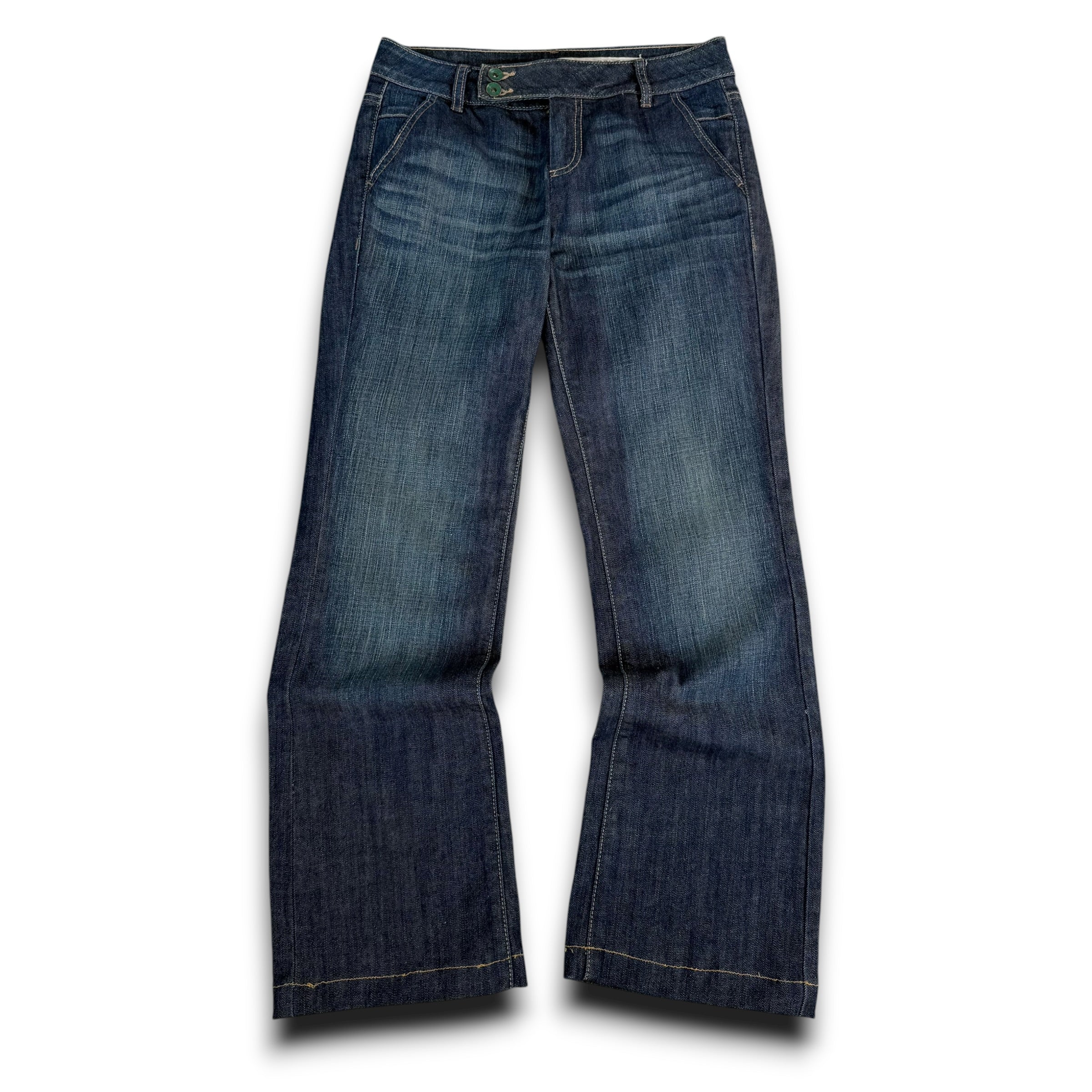 DKNY 2000's dark denim relaxed bootcut jeans (S)