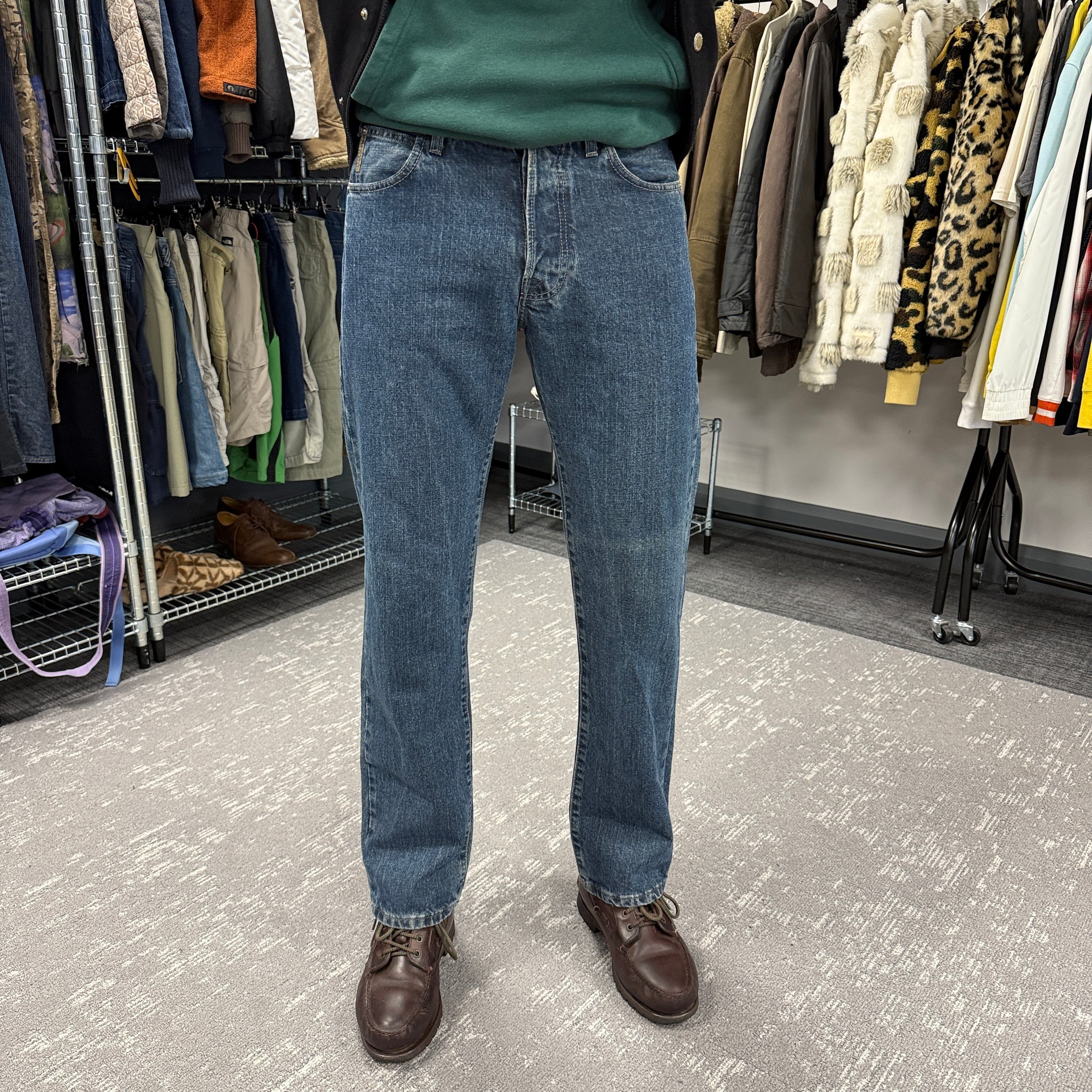 Armani 2000's relaxed fit straight leg denim jeans (S-M)