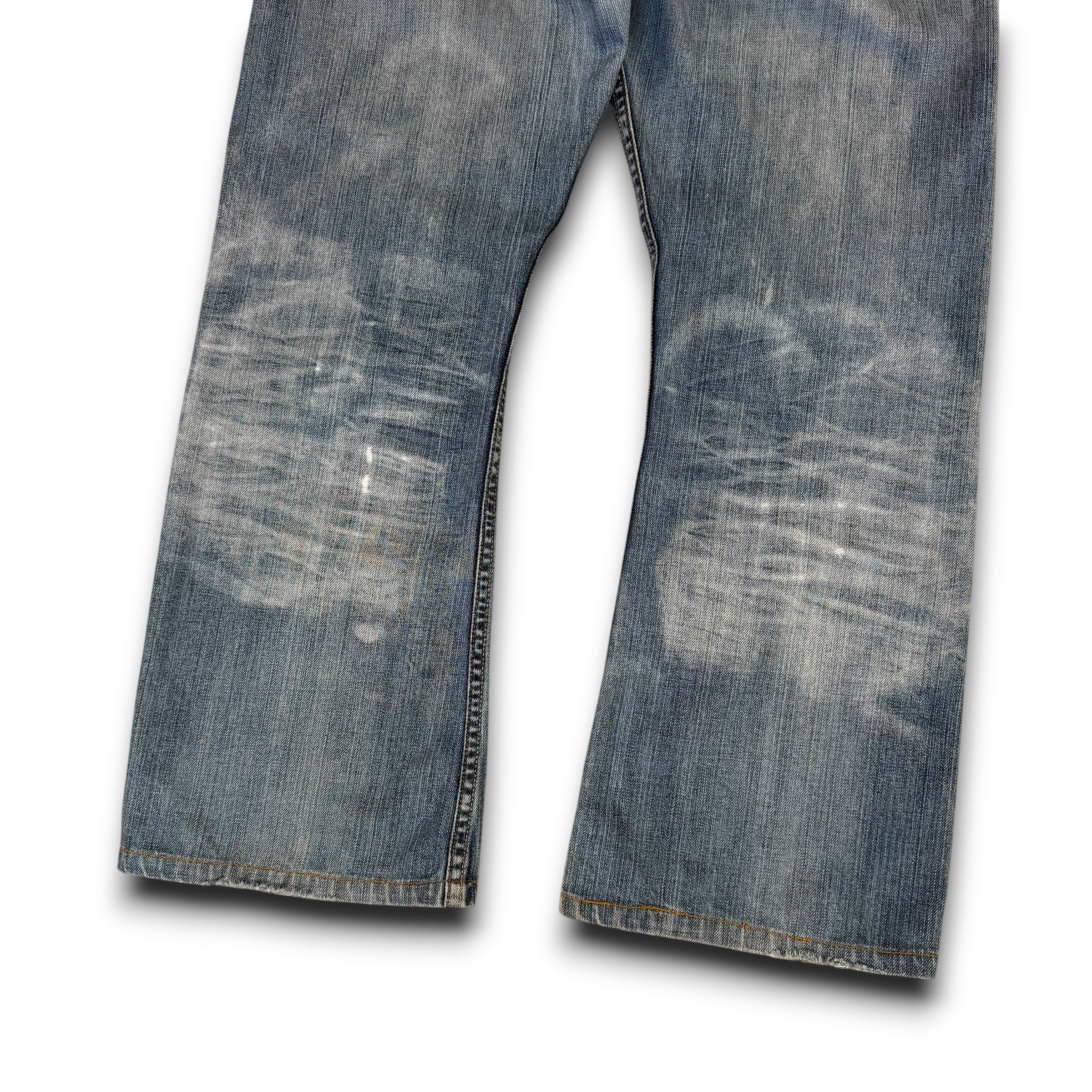 Levi's 512 2000's faded washed relaxed fit denim bootcut jeans (S)
