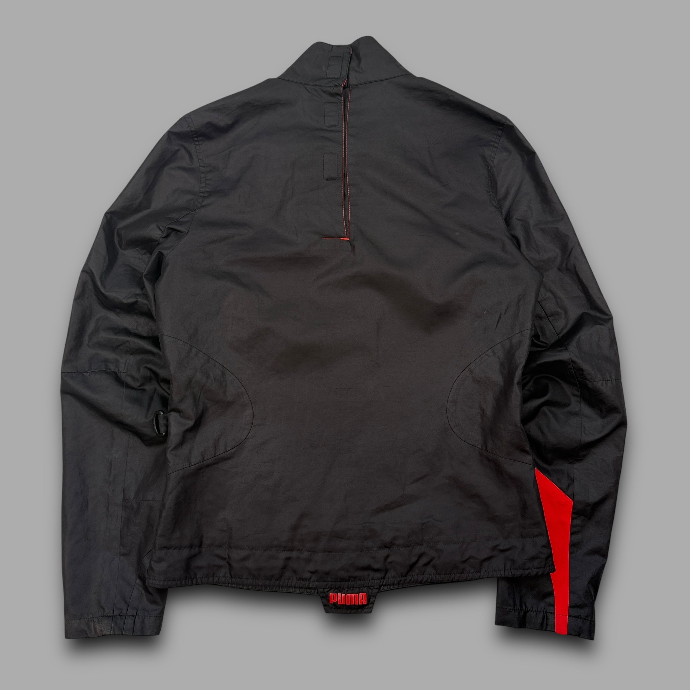 Puma 2000's technical asymmetrical zip track jacket (XS)