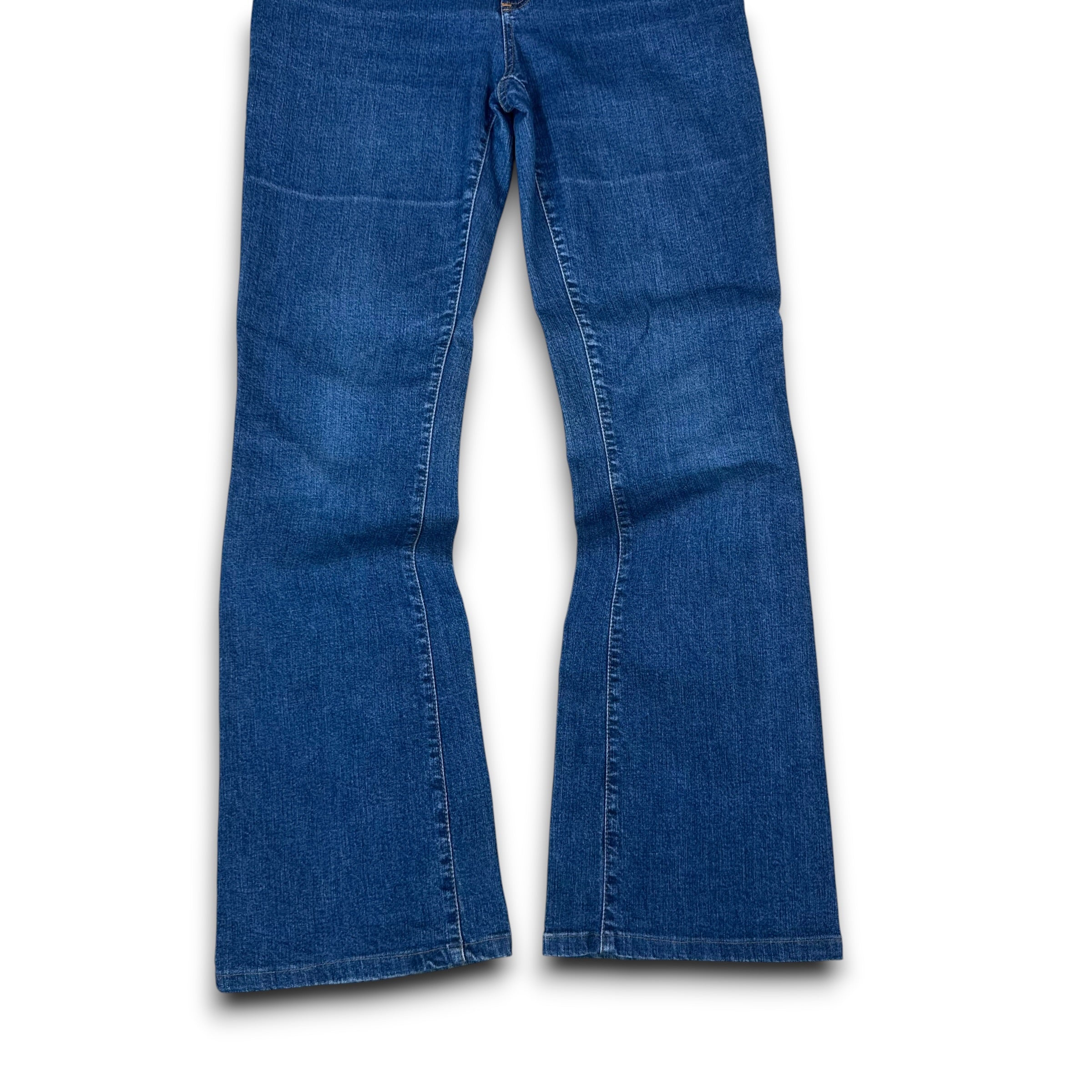 Dolce and gabbana 2000's fitted denim flare jeans (S)