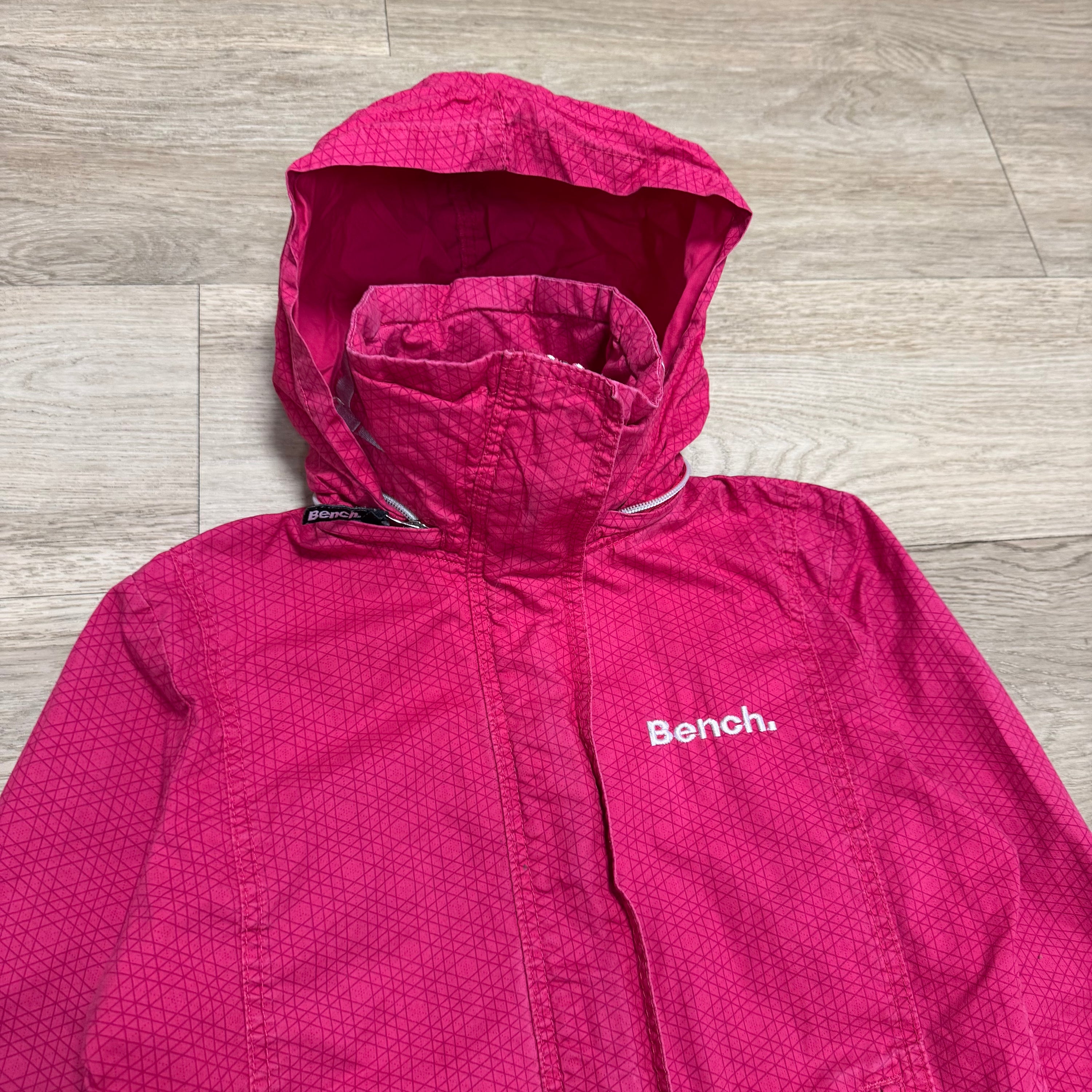 Bench 2000's cropped monogram zip up jacket (XS) wms