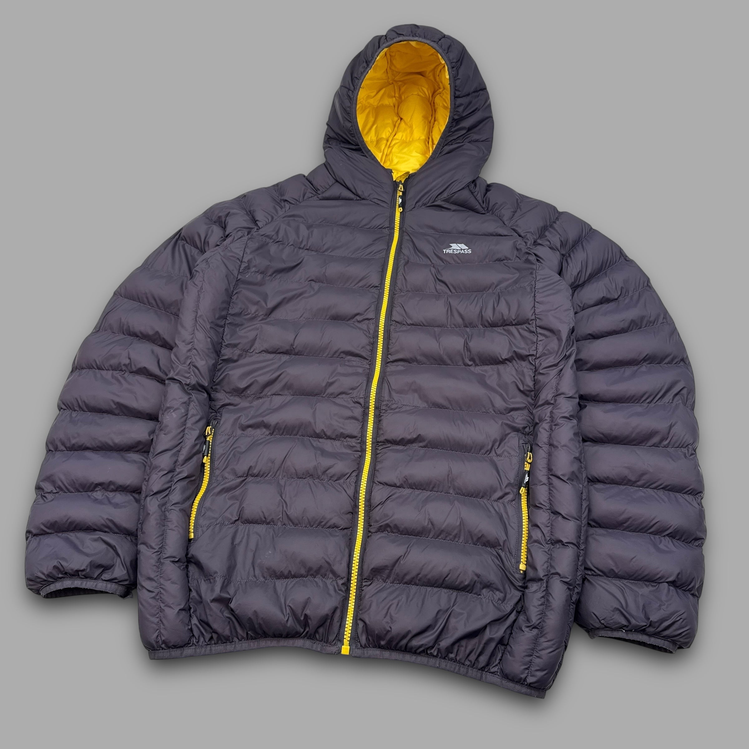 Trespass 2000's downfilled zip-up puffer jacket (S)