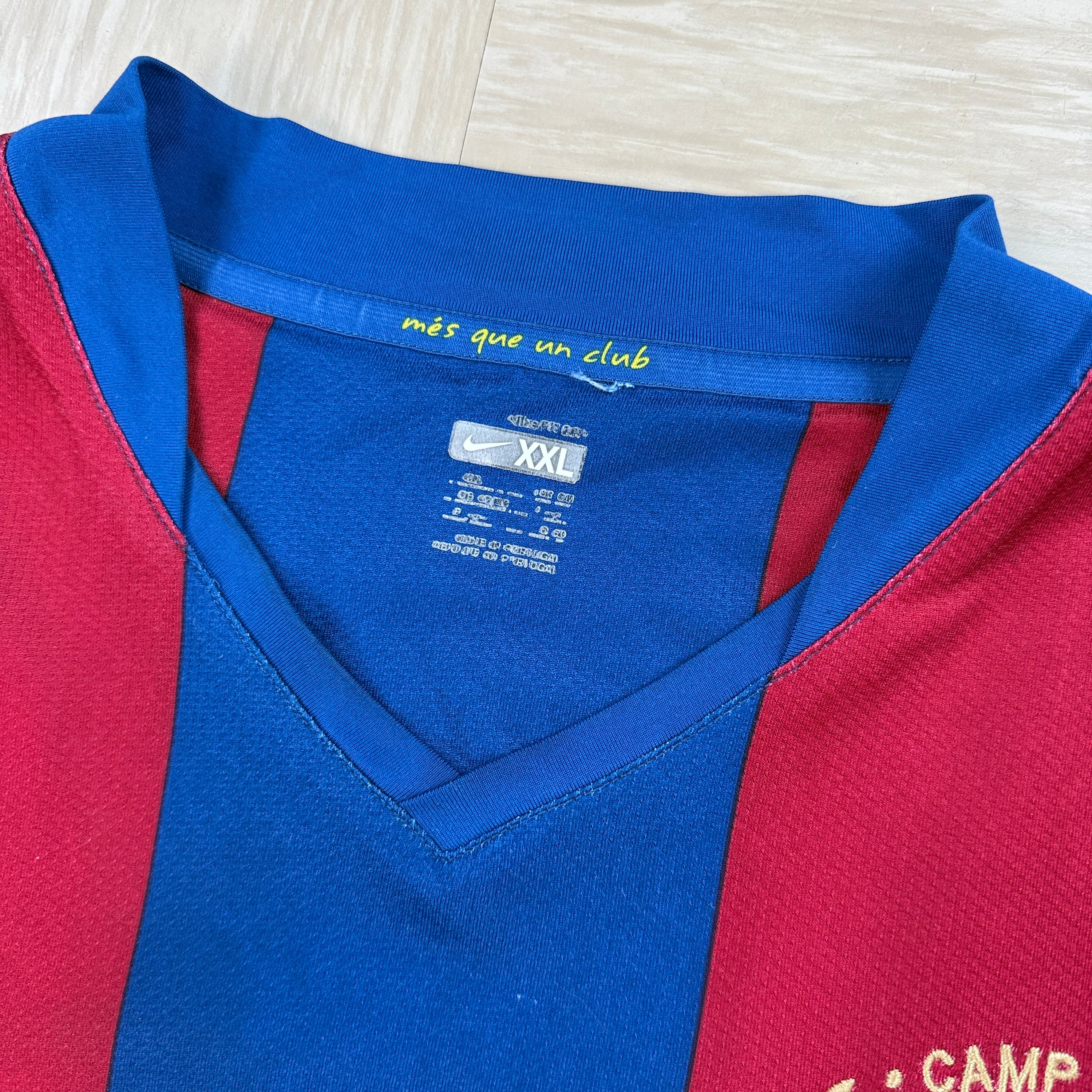 Nike FC Barcelona 2007-2008 50th anniversary home shirt (XXL)