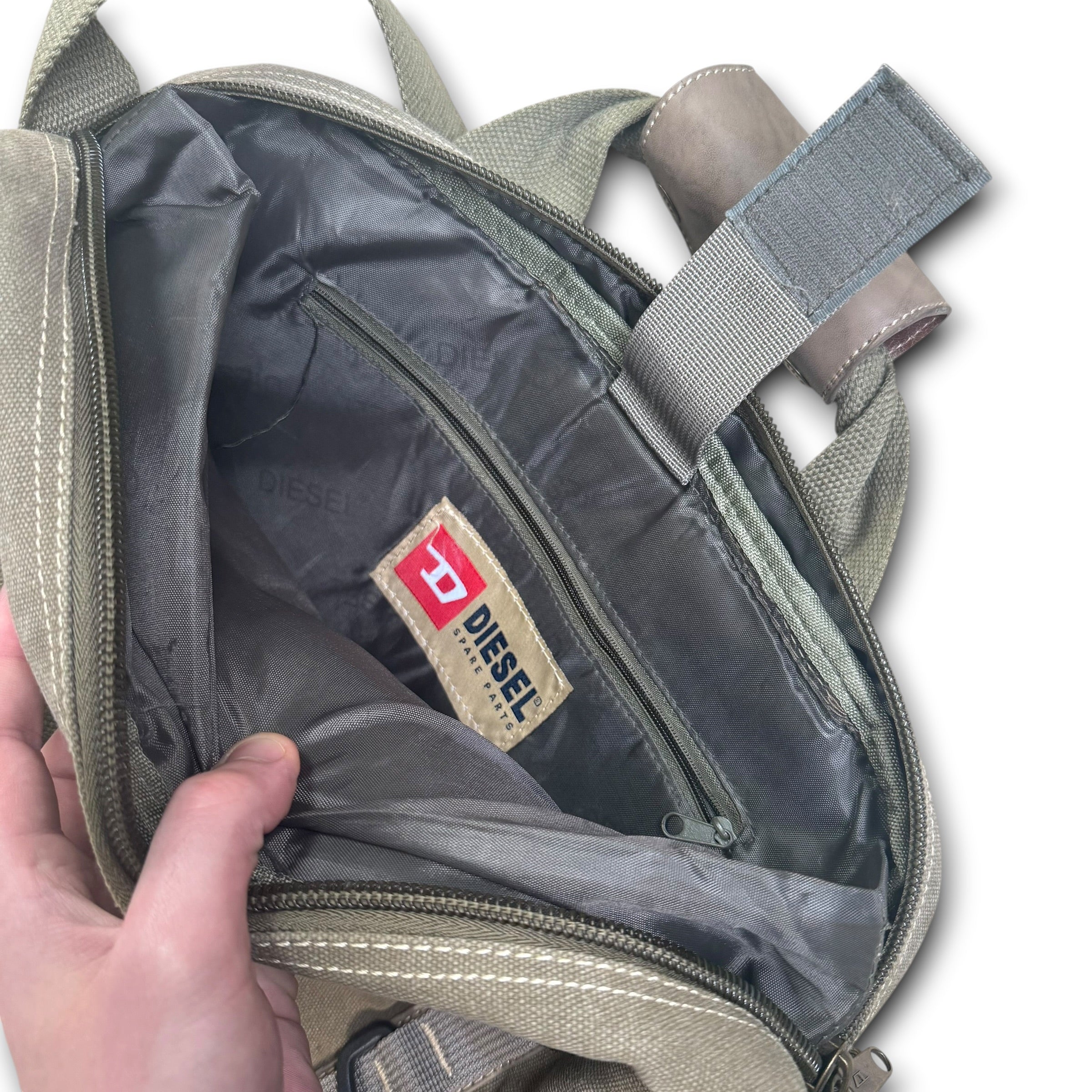Diesel spare parts 2000's technical messenger / shoulder bag (OS)