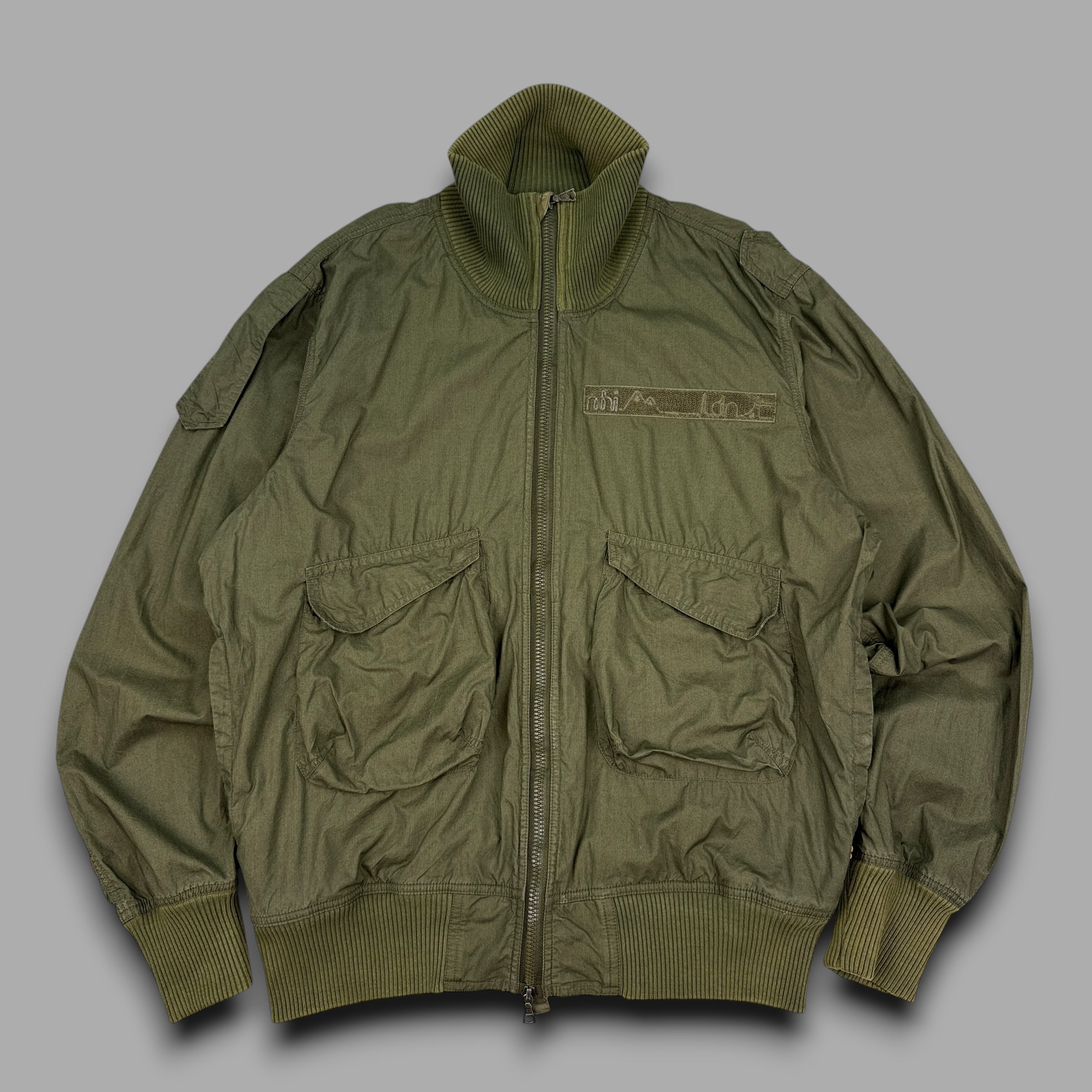 Maharishi 2000's technical lightweight dual pocket G8 wep military flight bomber jacket (M)