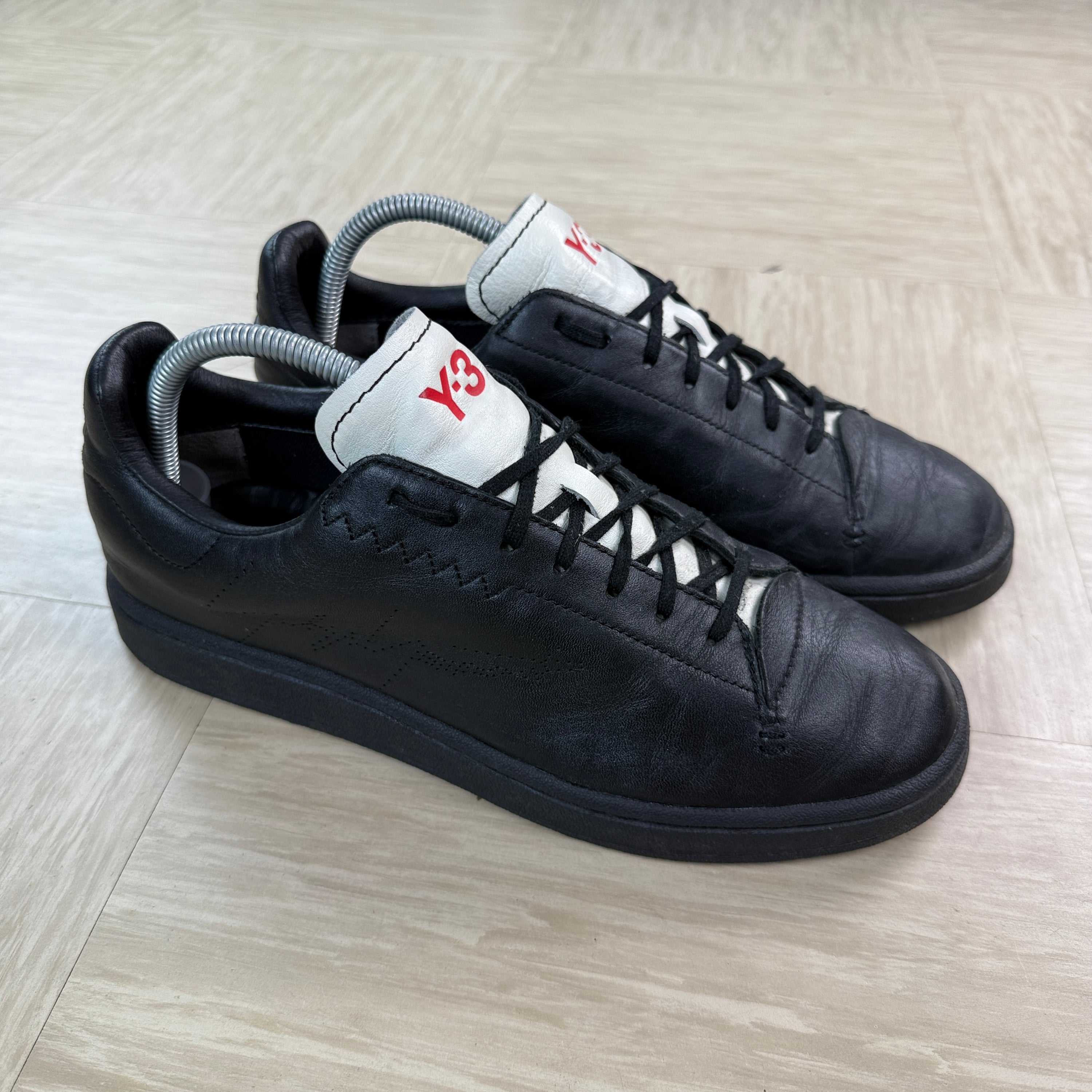 Adidas x Yohji Yamamoto 2007 perforated leather Y3 field trainers (UK8)