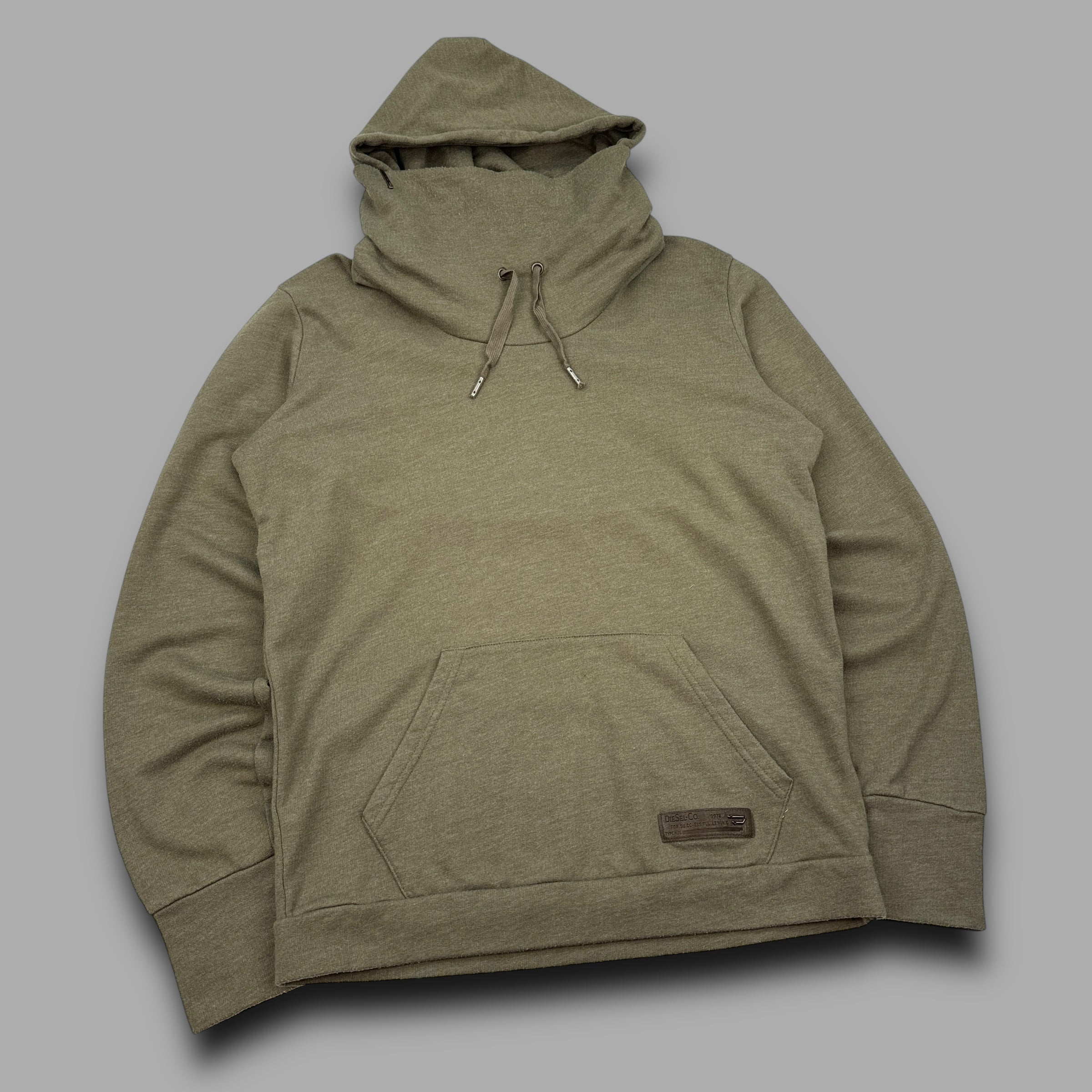 Diesel 2000's technical balaclava pullover hoodie (L)