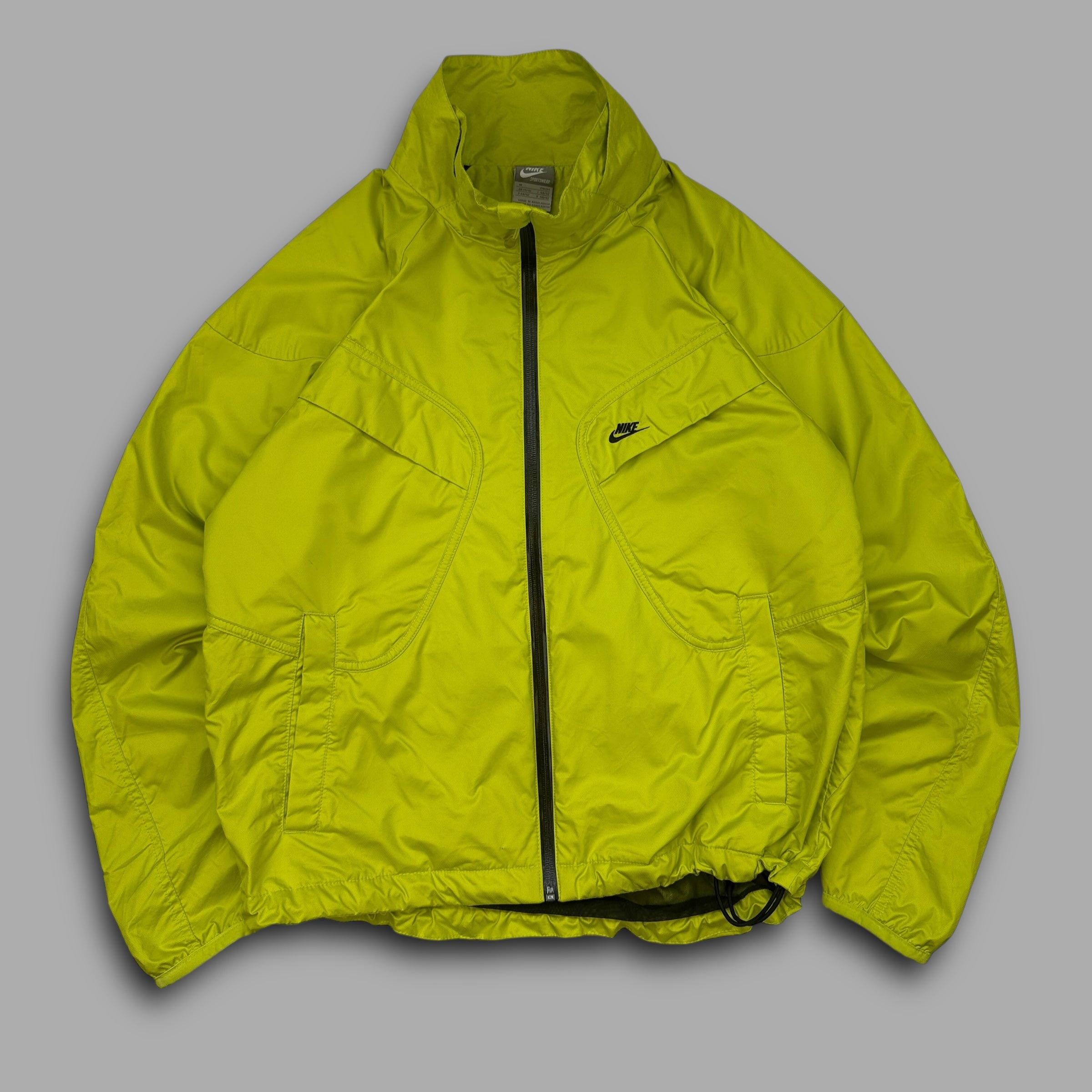 Nike 2000's technical dual pocket zip up softshell jacket (M)