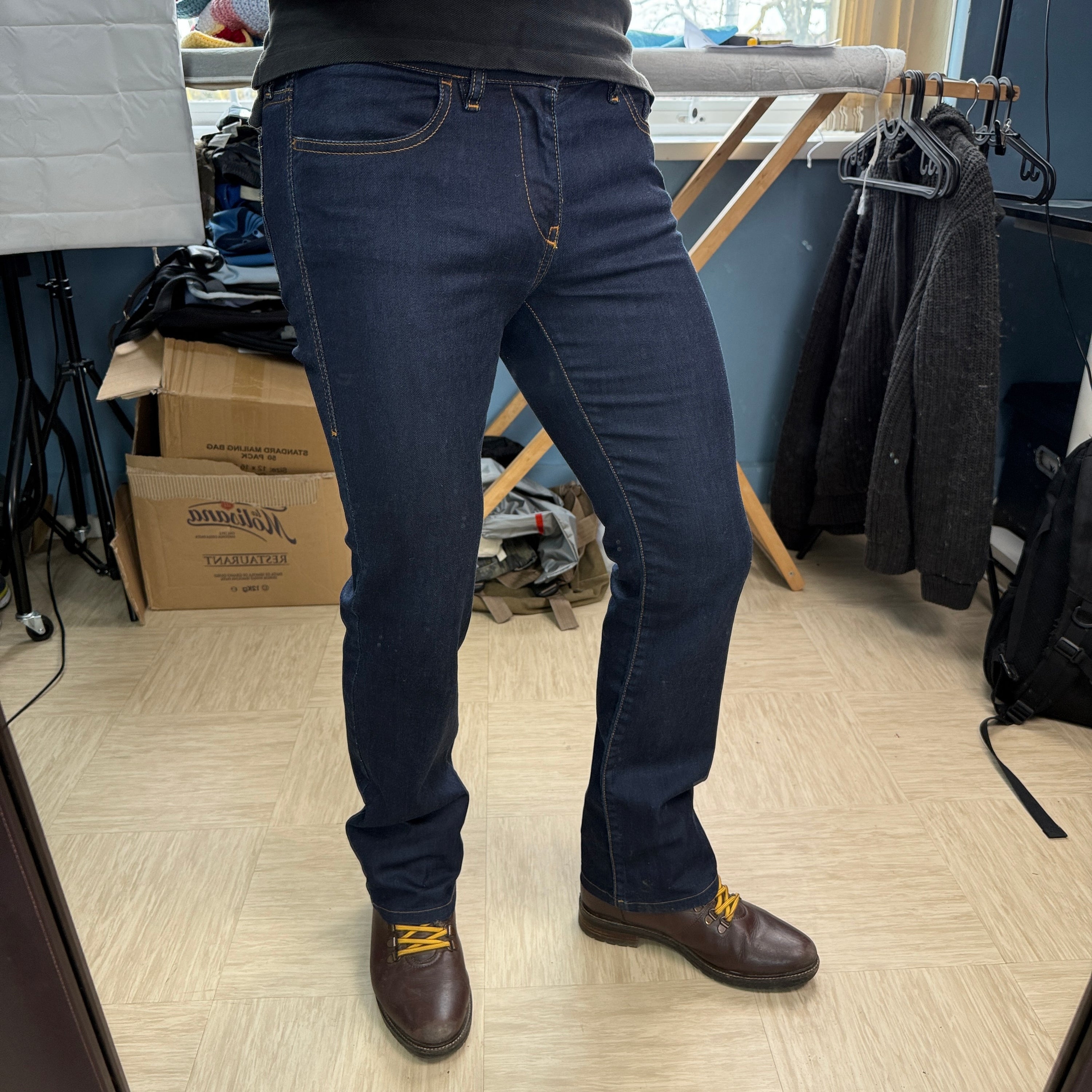 Diesel 2000's dark regular slim bootcut jeans (S)