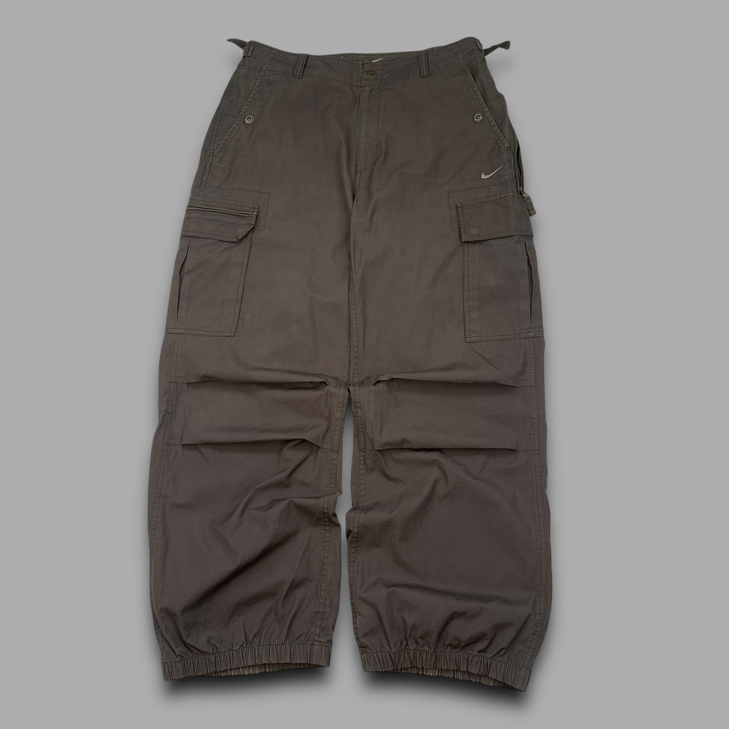 Nike 2000's technical combat parachute trousers (L)