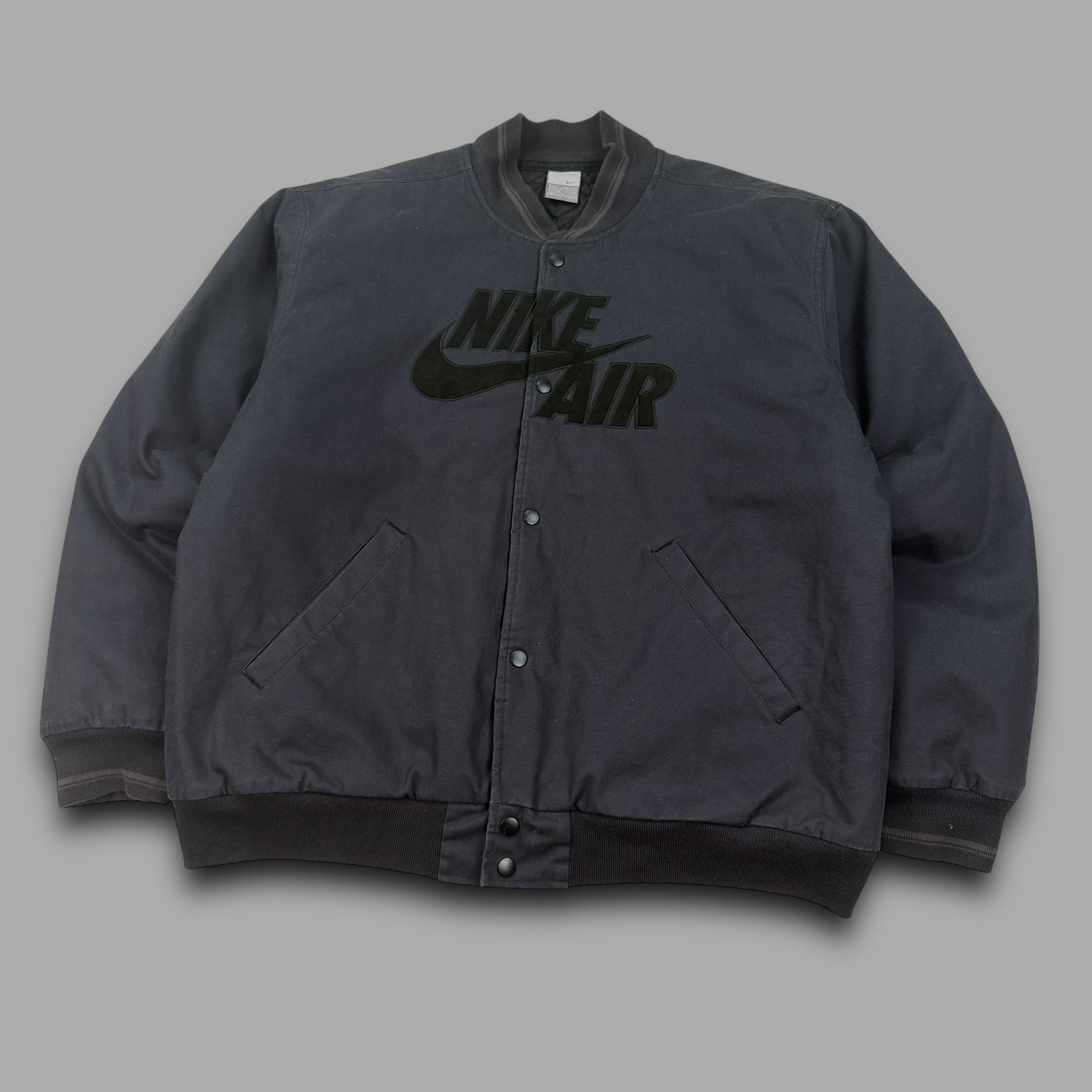 Nike airmax 2000's technical button-up bomber jacket (L)