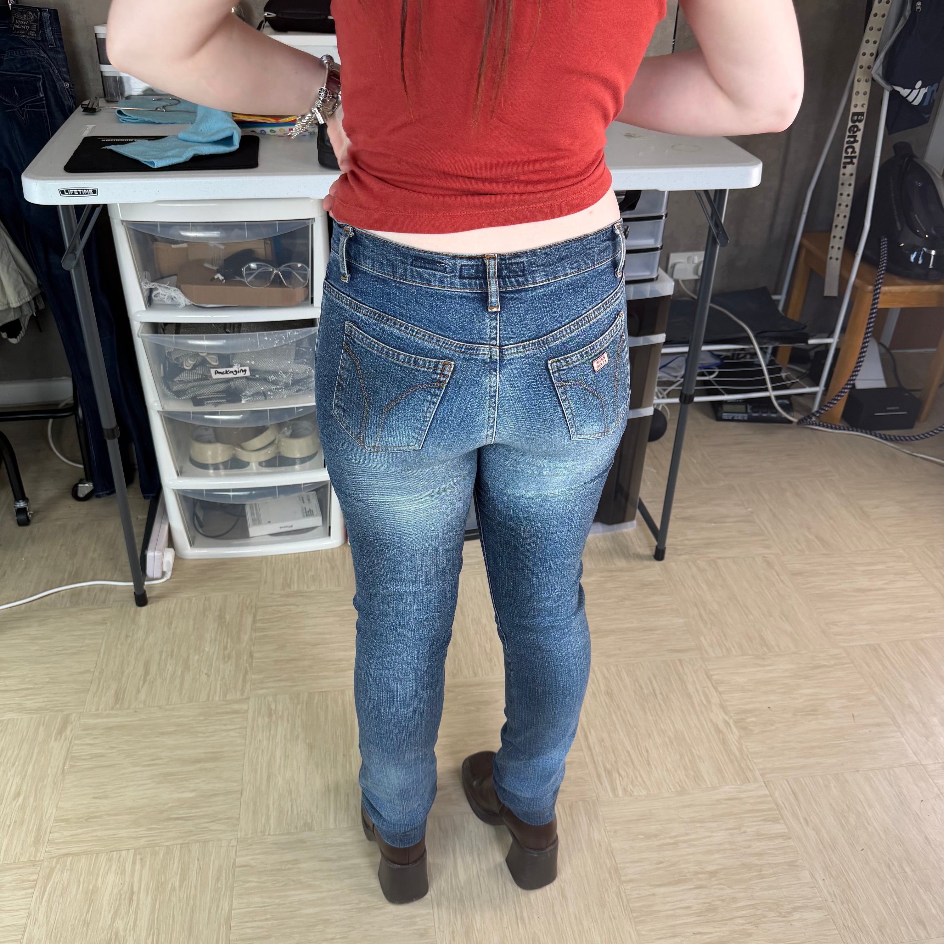 Miss sixty 2000's super tommy denim straight leg jeans (M)