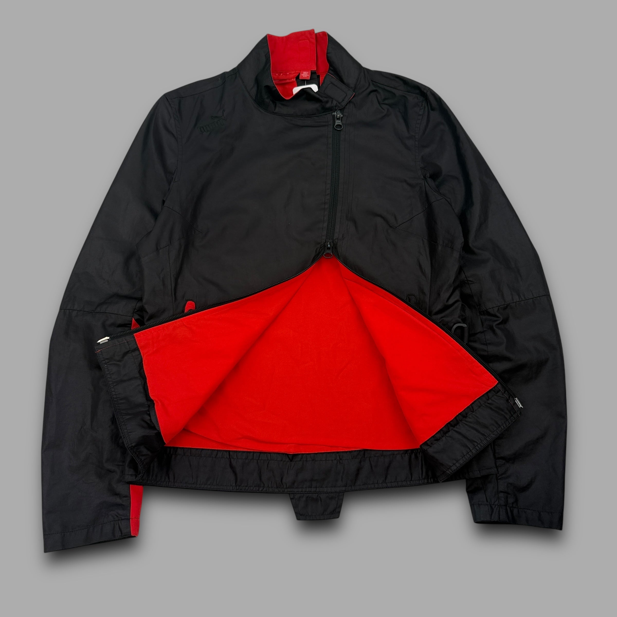 Puma 2000's technical asymmetrical zip track jacket (XS)