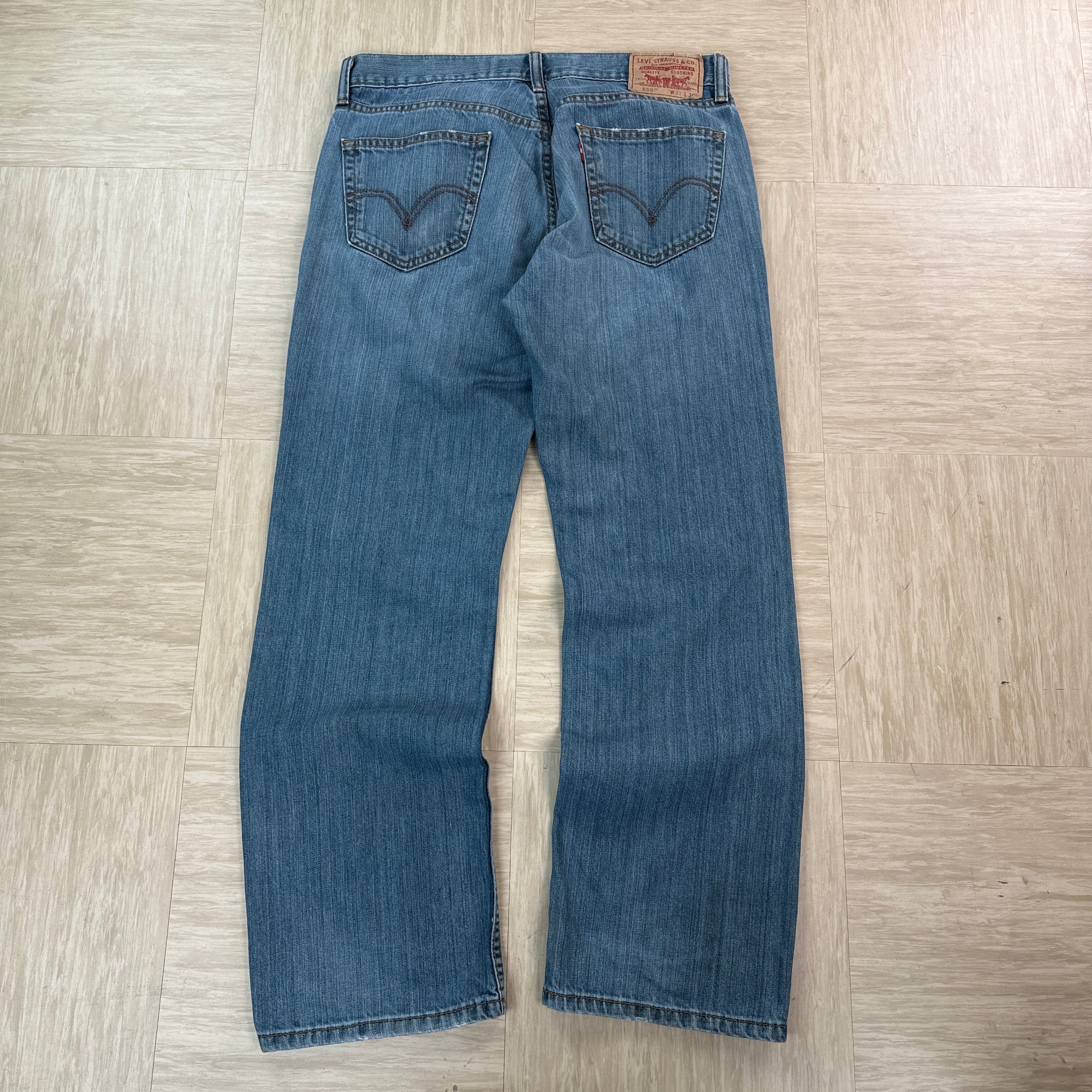 Levi's 559 2000's relaxed straight fit denim jeans (S)
