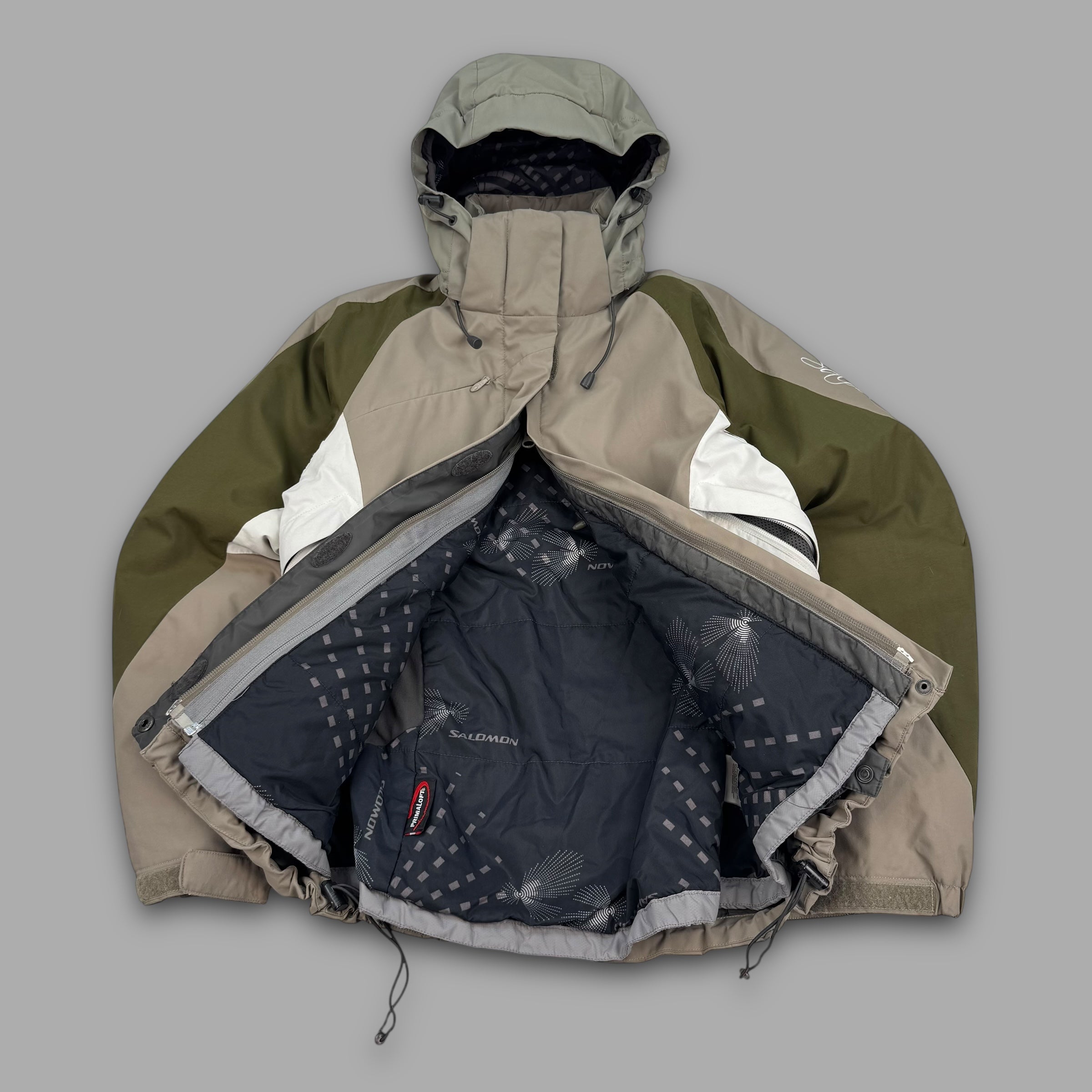 Salomon 2006 technical panelled clima pro softshell ski jacket (M) wms