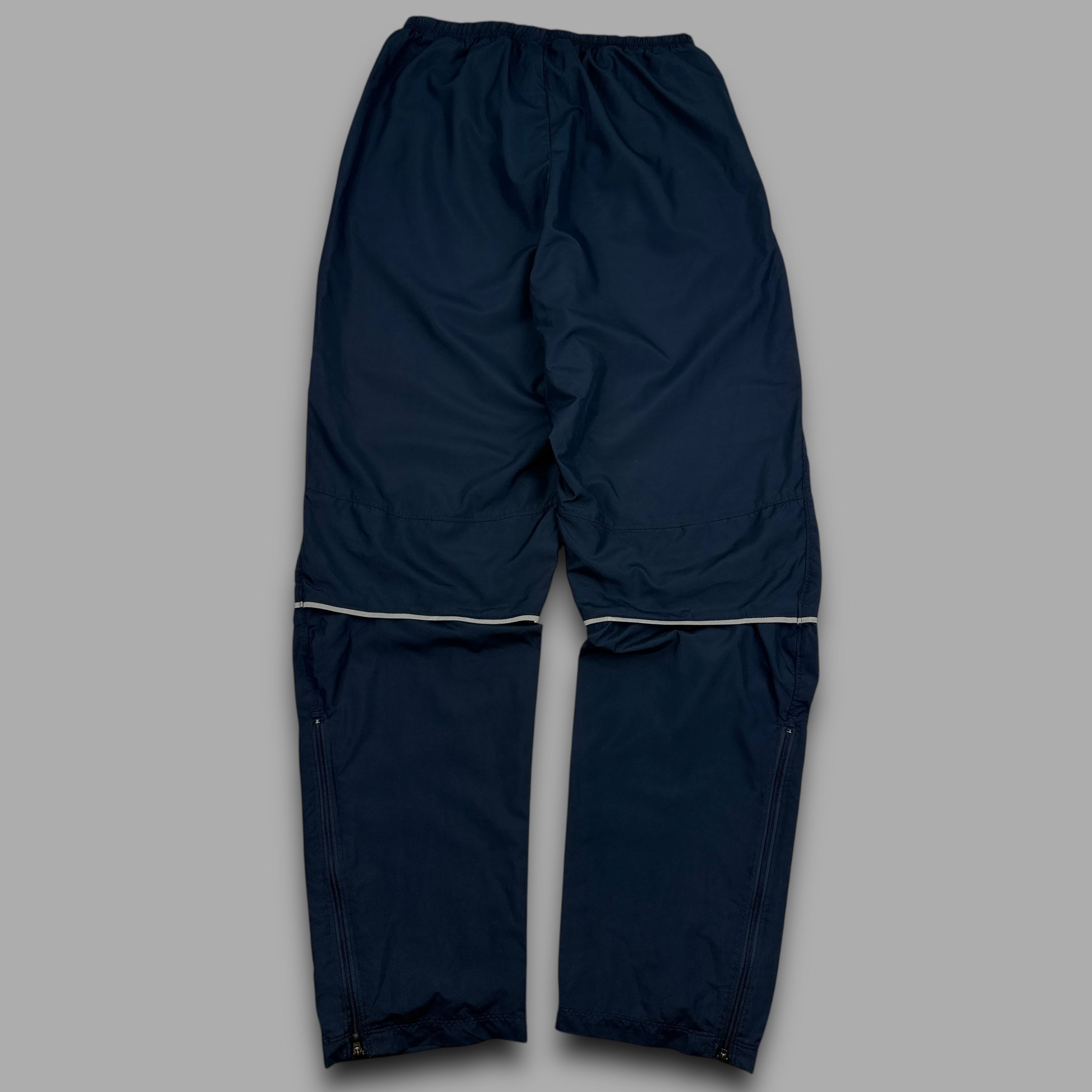 Nike 2000's baggy reflective nylon track bottoms (M)