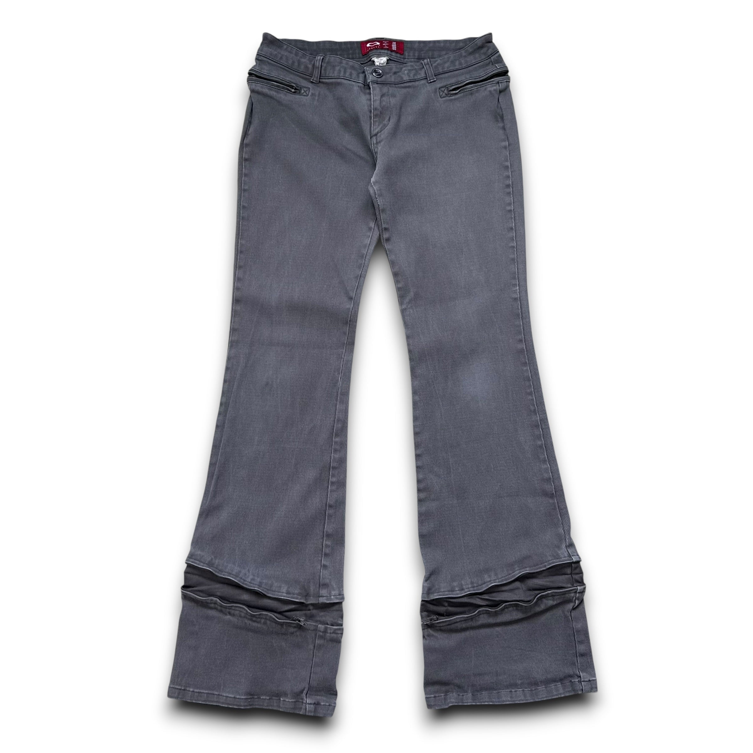 Oakley 2000's technical expandable zip off flare denim jeans (S)