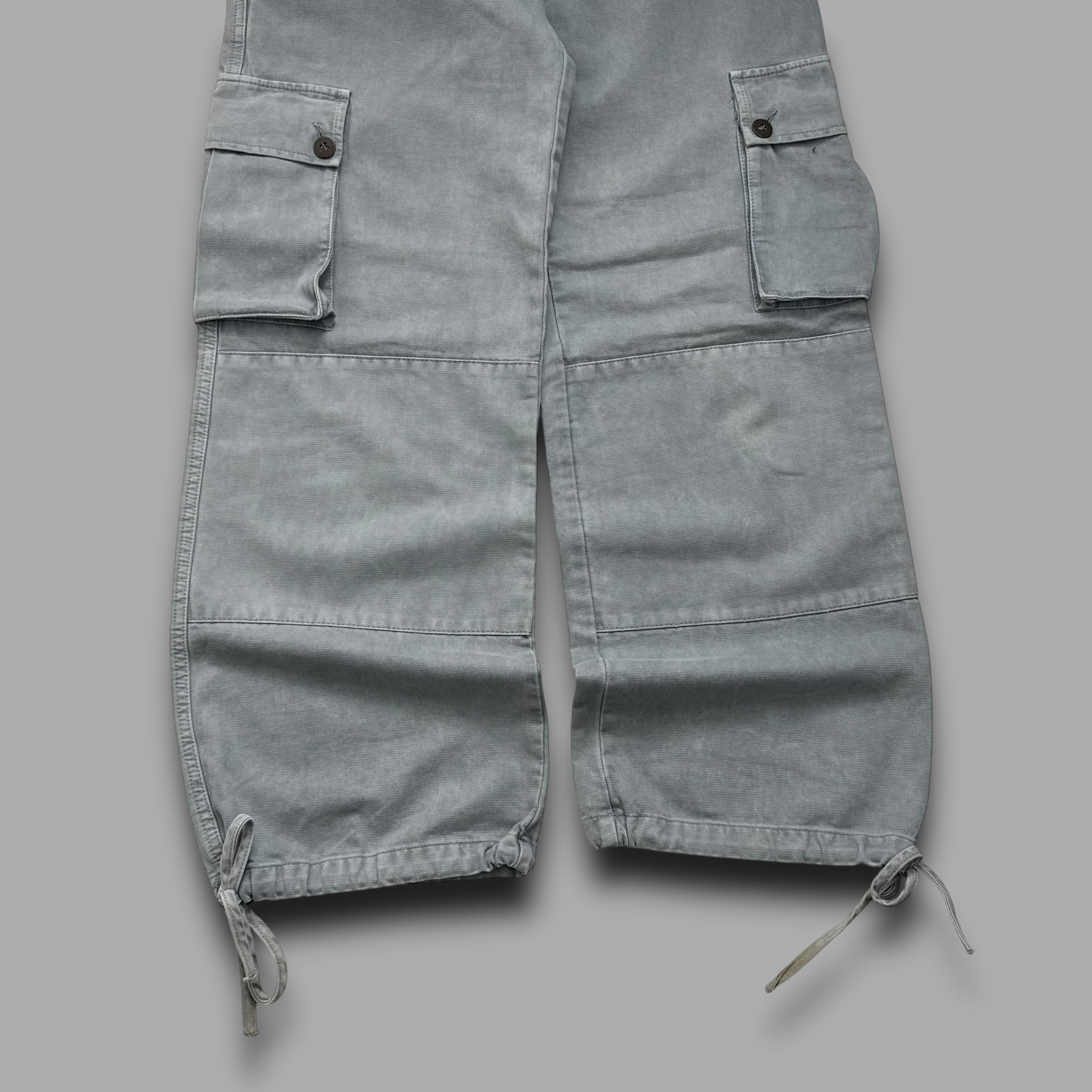 Armani 2000's baggy wide leg cargo bottoms (S)