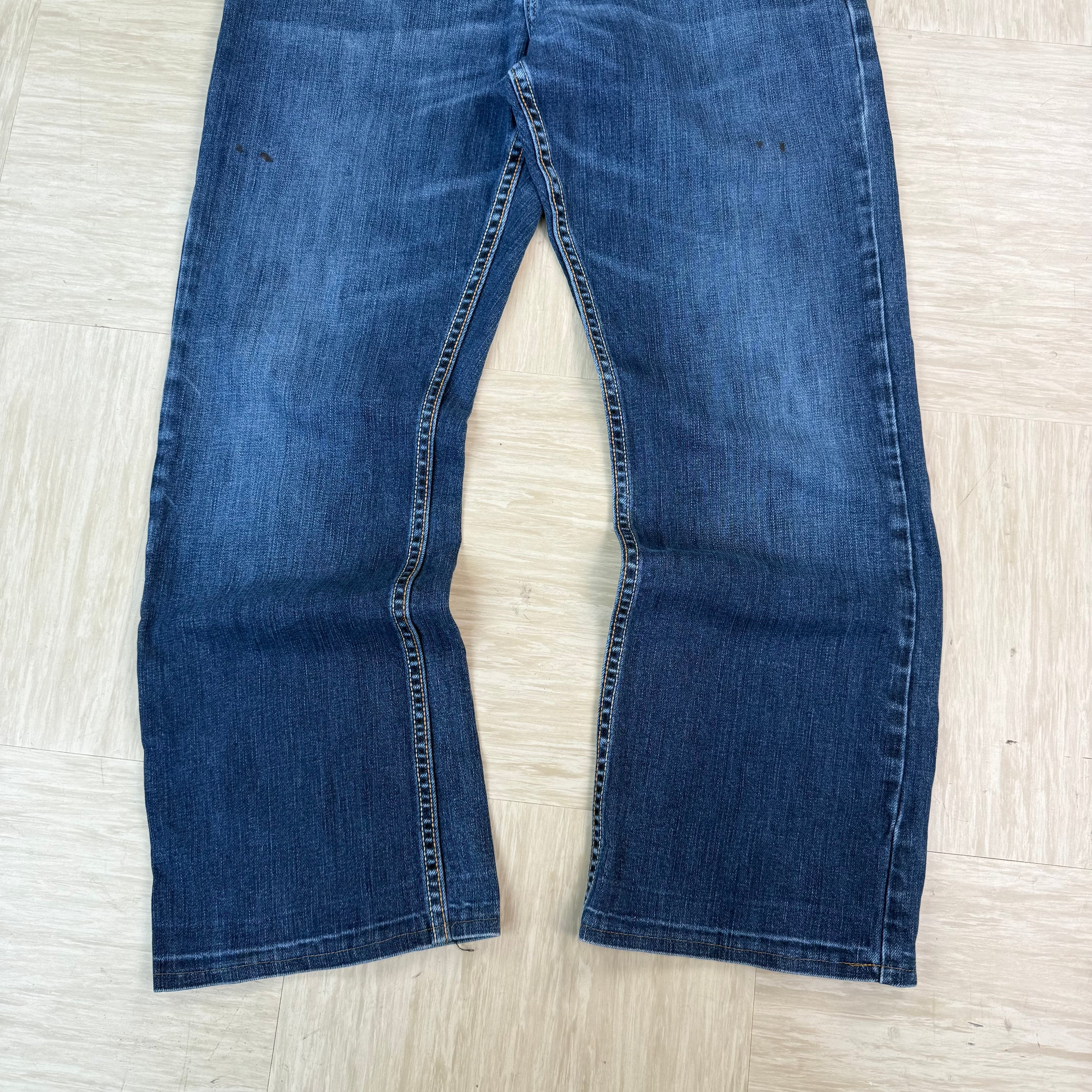 Levi's 527 2000's relaxed bootcut worn denim jeans (S)