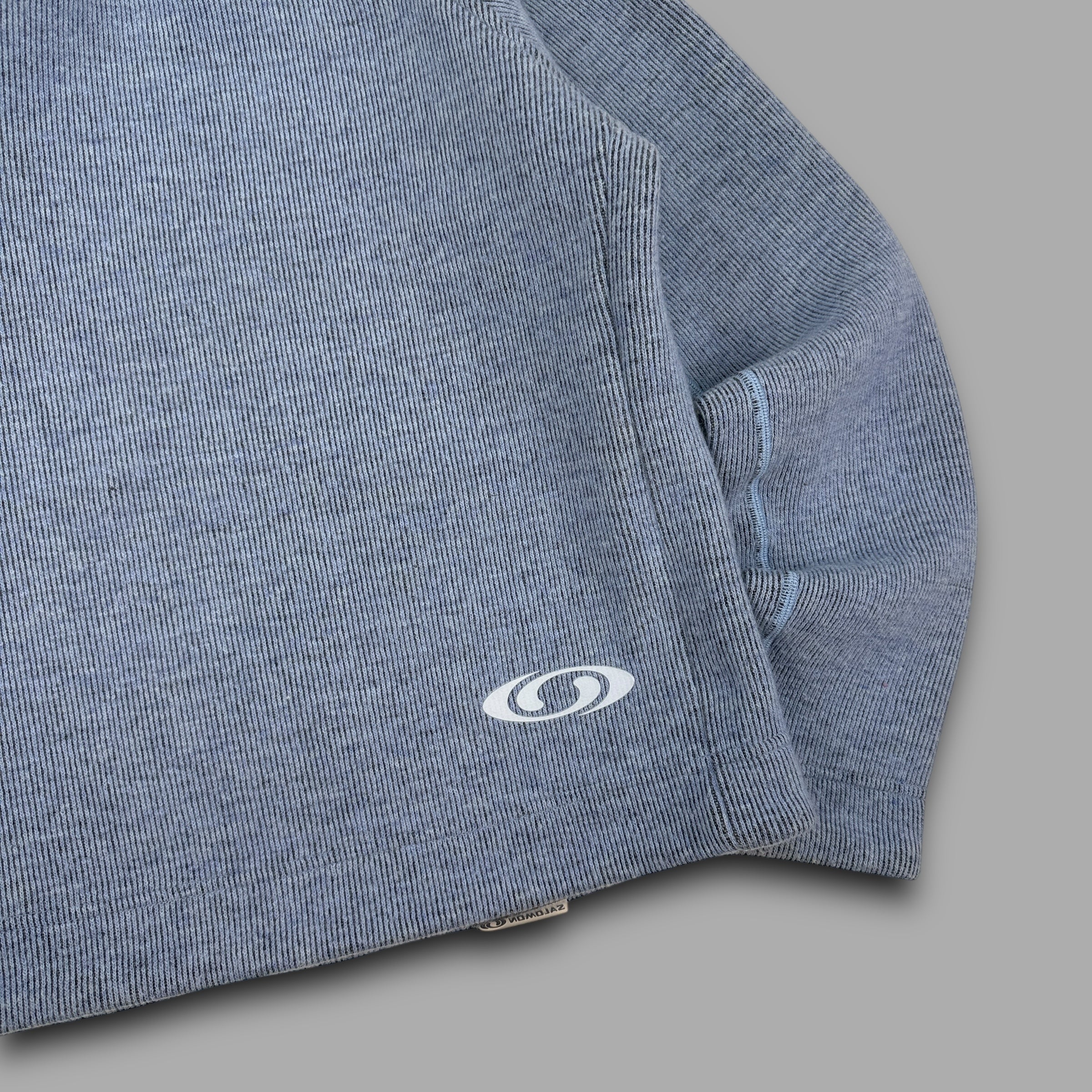 Salomon 2005 technical fleece lined ribbed knit pullover hoodie (S)