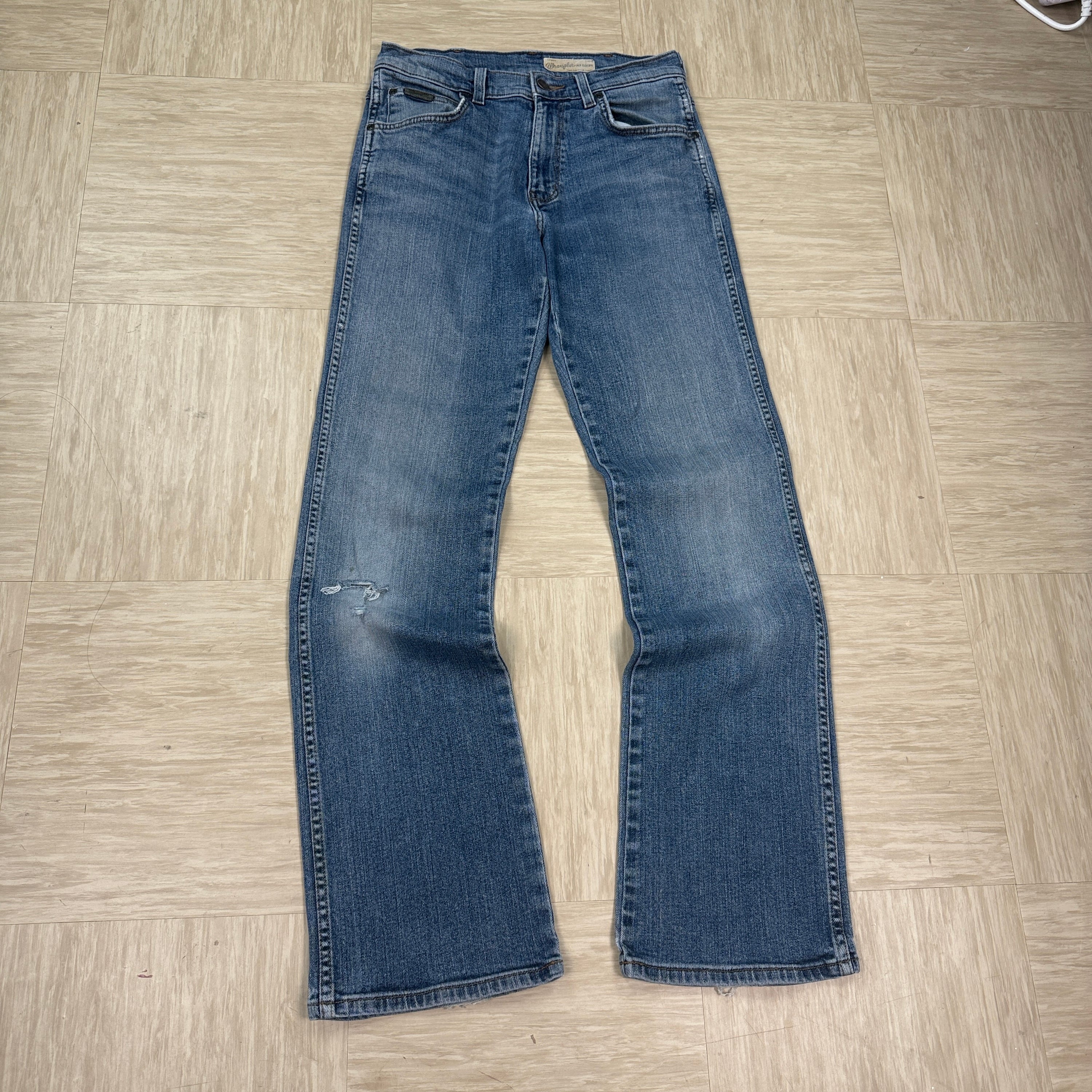 Wrangler 2000's straight fit bootcut denim jeans (S)