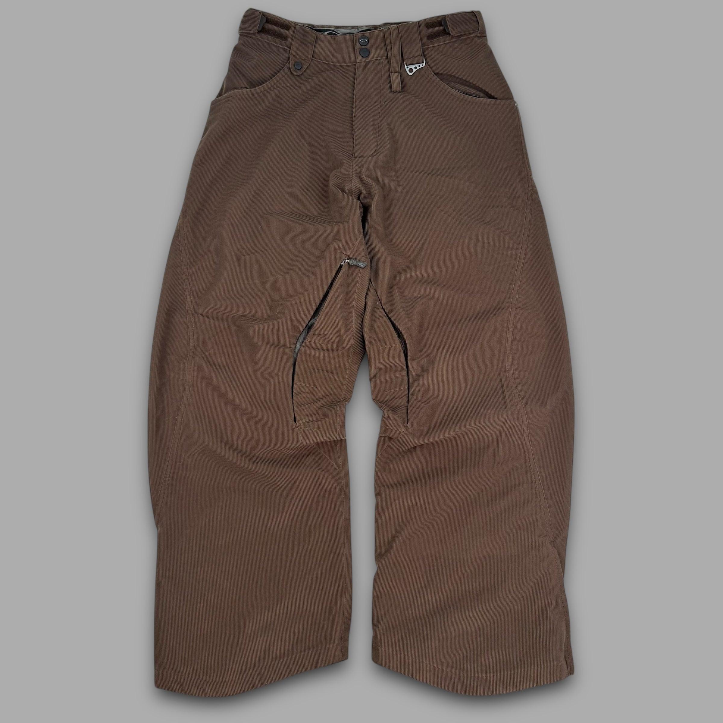Oakley hydro fuel 2000's technical corduroy baggy vented ski sallopettes (S-M)