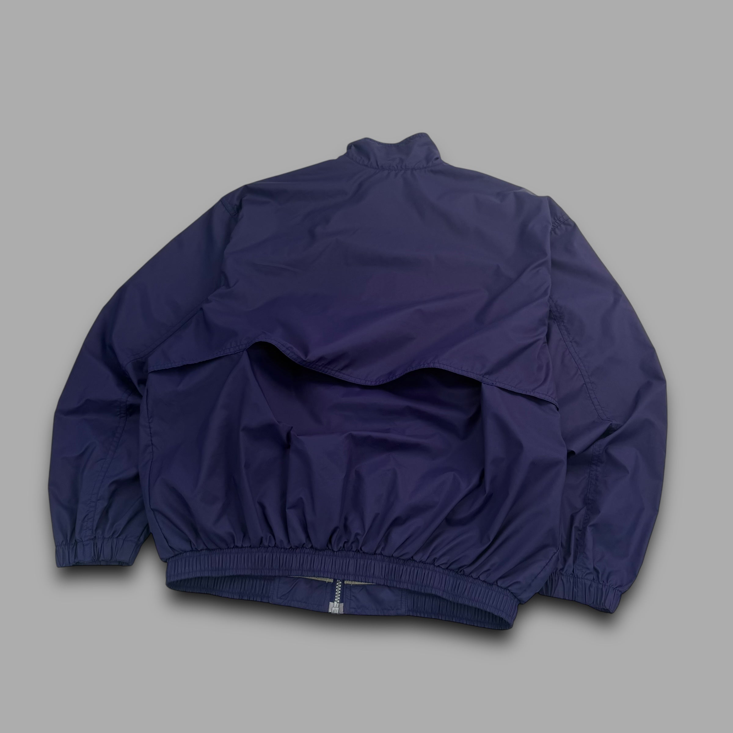 Nike 1990's packable full zip cropped nylon windbreaker (S)