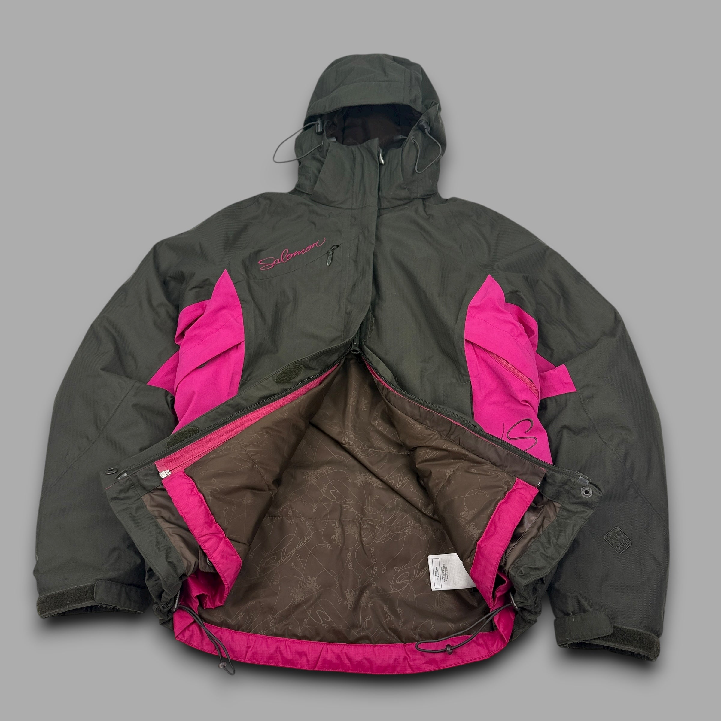 Salomon 2008 technical 2in1 vented climapro ski jacket (S) wms