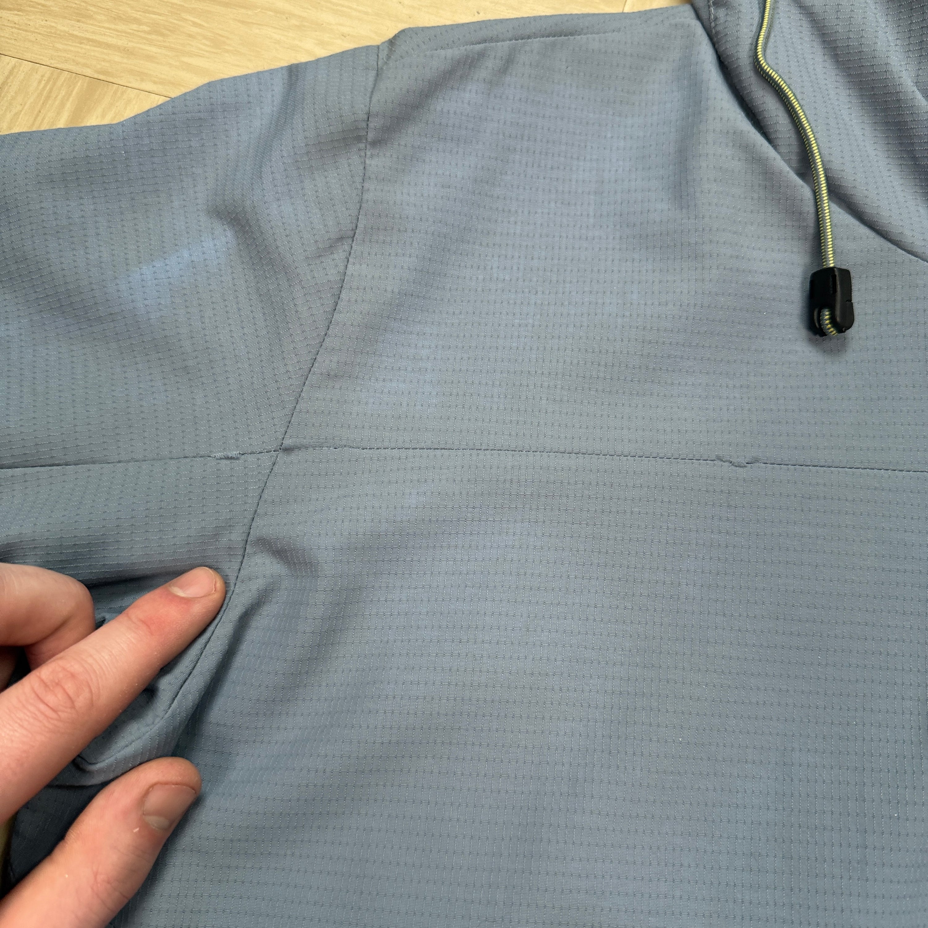 Adidas 2000's sample asymmetrical zip ninja jacket (S)