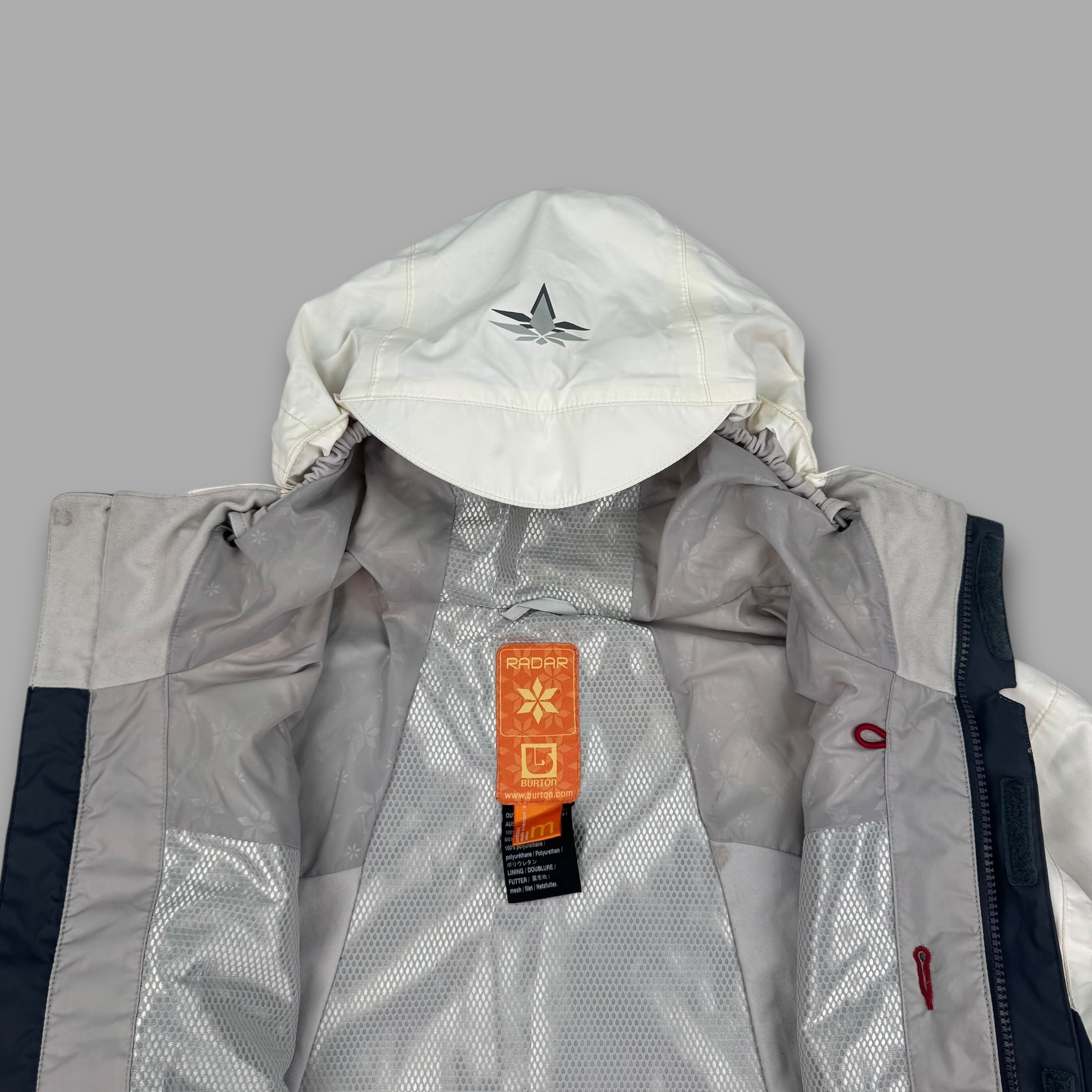 Burton radar 2000's technical panelled softshell multi pocket ski jacket (M)
