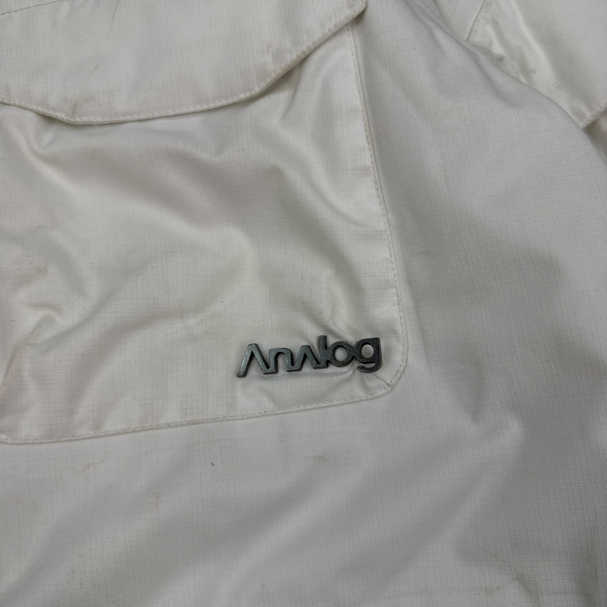 Burton analog 2000's technical multi-pocket softshell ski jacket (M)