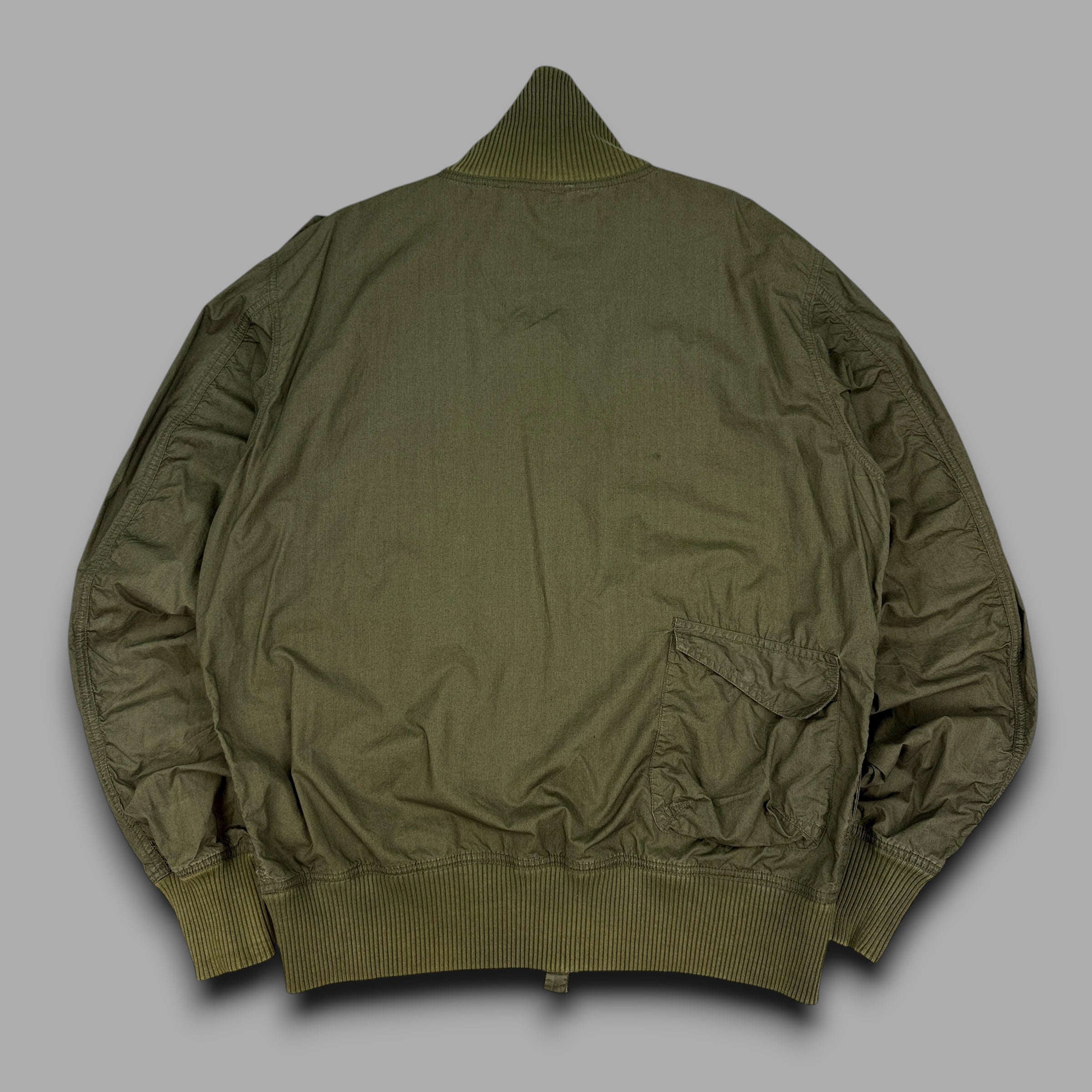 Maharishi 2000's technical lightweight dual pocket G8 wep military flight bomber jacket (M)