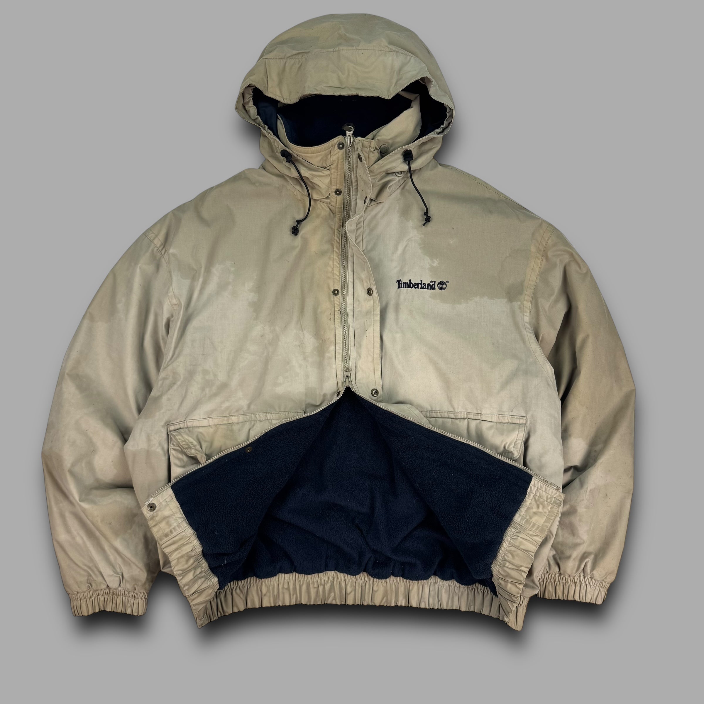 Timberland 1997 technical dual pocket softshell fleece jacket (L)