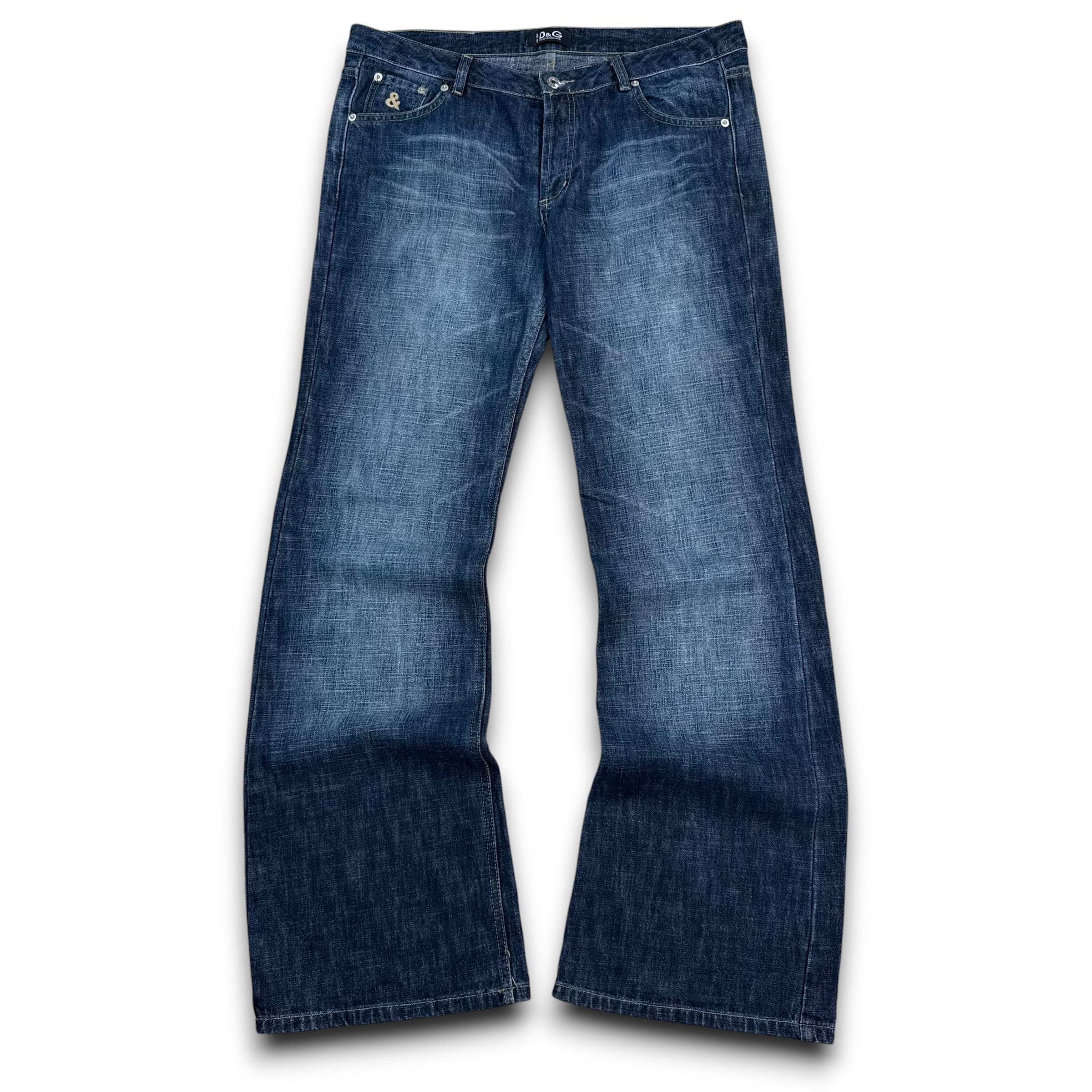 Dolce and gabbana 2000's relaxed denim bootcut jeans (M-L)