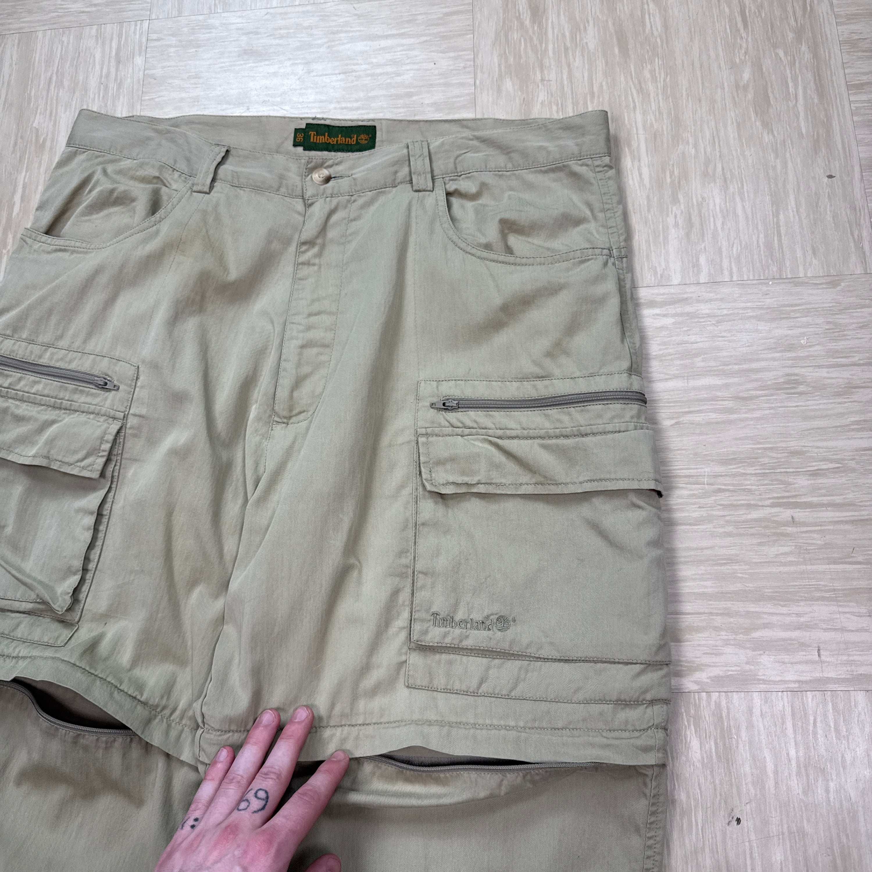 Timberland 2002 technical convertible 3in1 parachute cargo bottoms (L)
