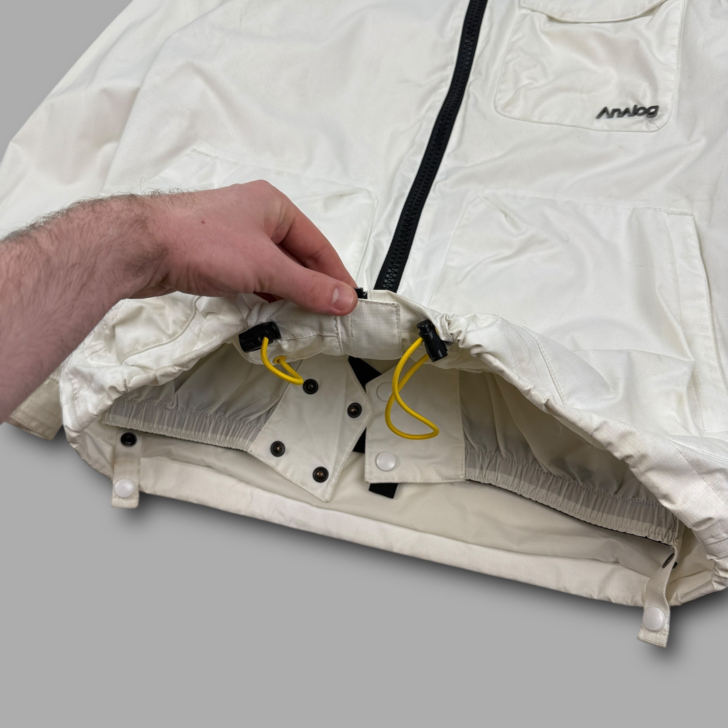 Burton analog 2000's technical multi-pocket softshell ski jacket (M)