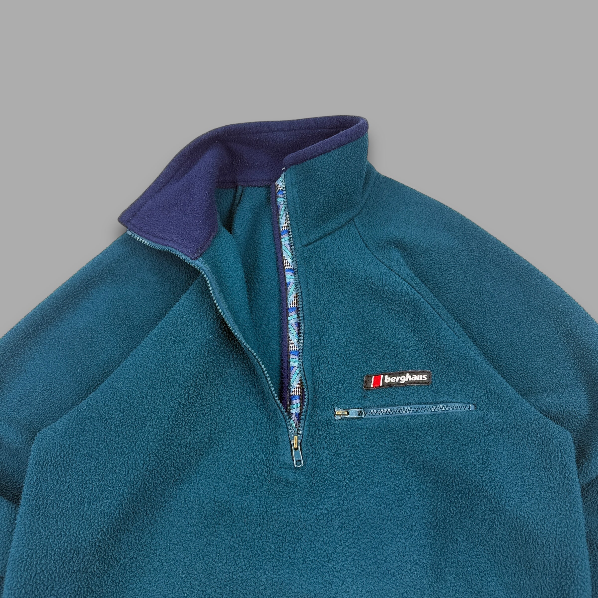 Berghaus 1990's 1/4 zip pullover fleece (S)